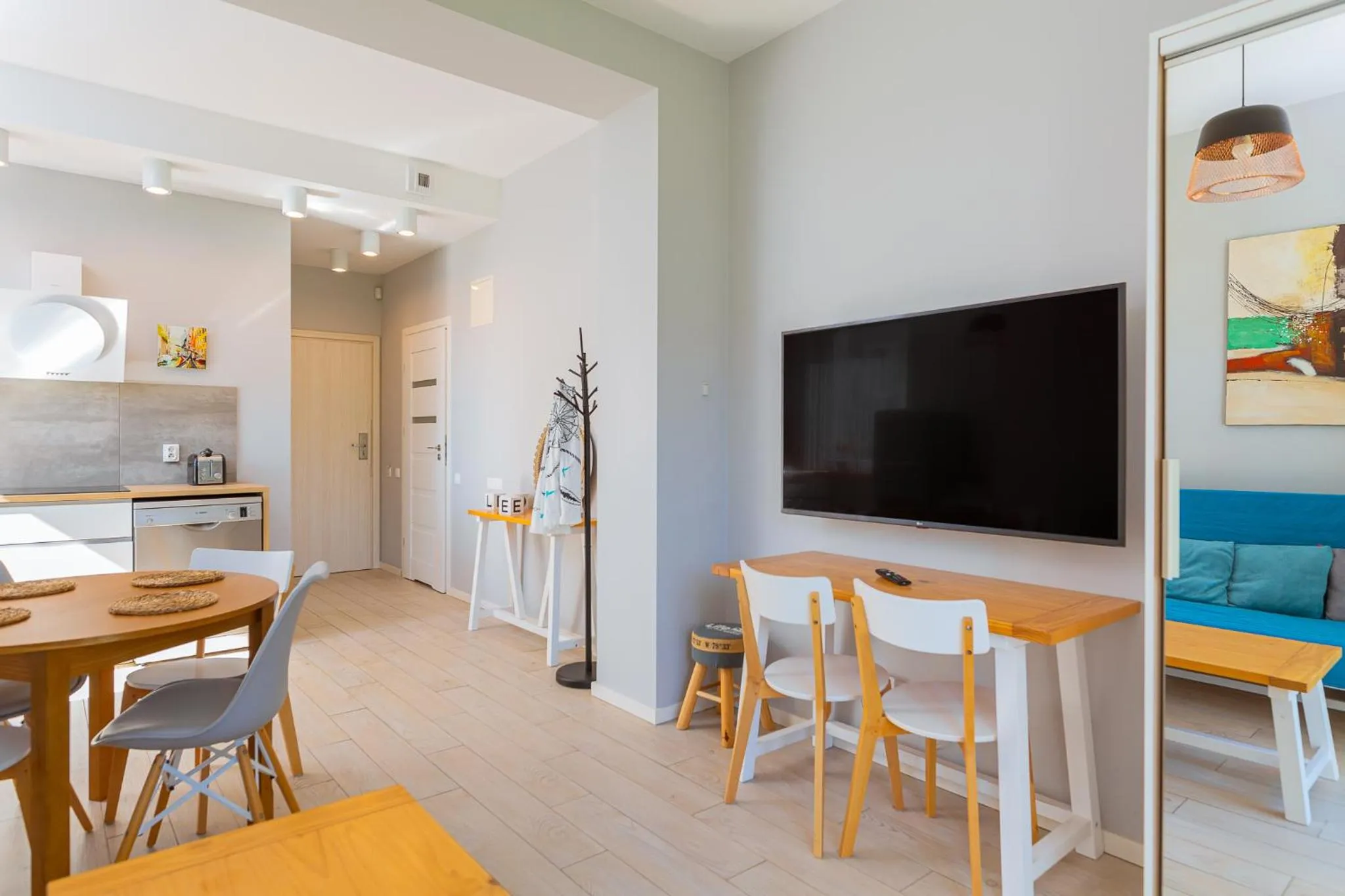 Kitchen or kitchenette in Apartamenty Rodzinne Plater74