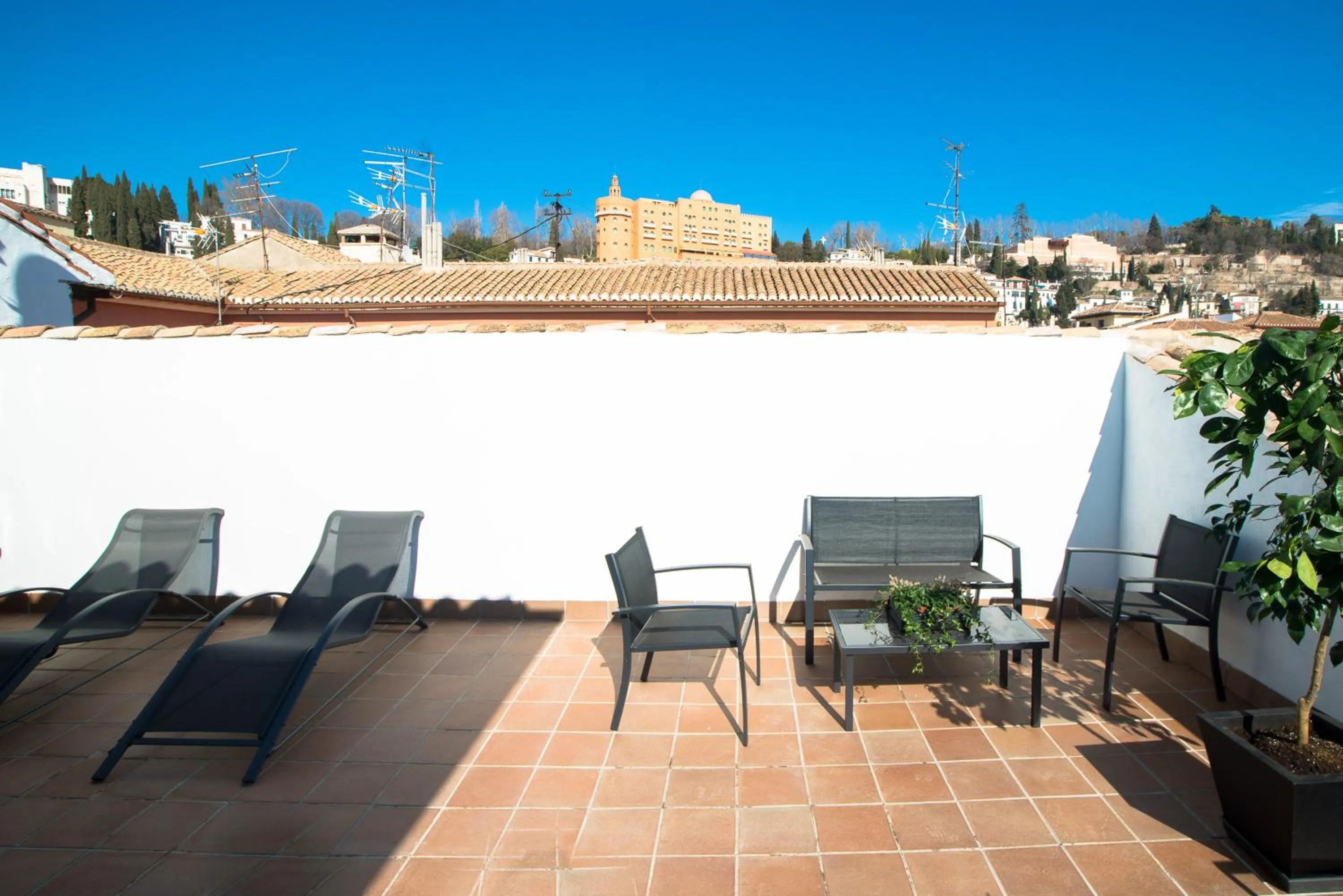 Patio in Apartamentos Campo Del Príncipe