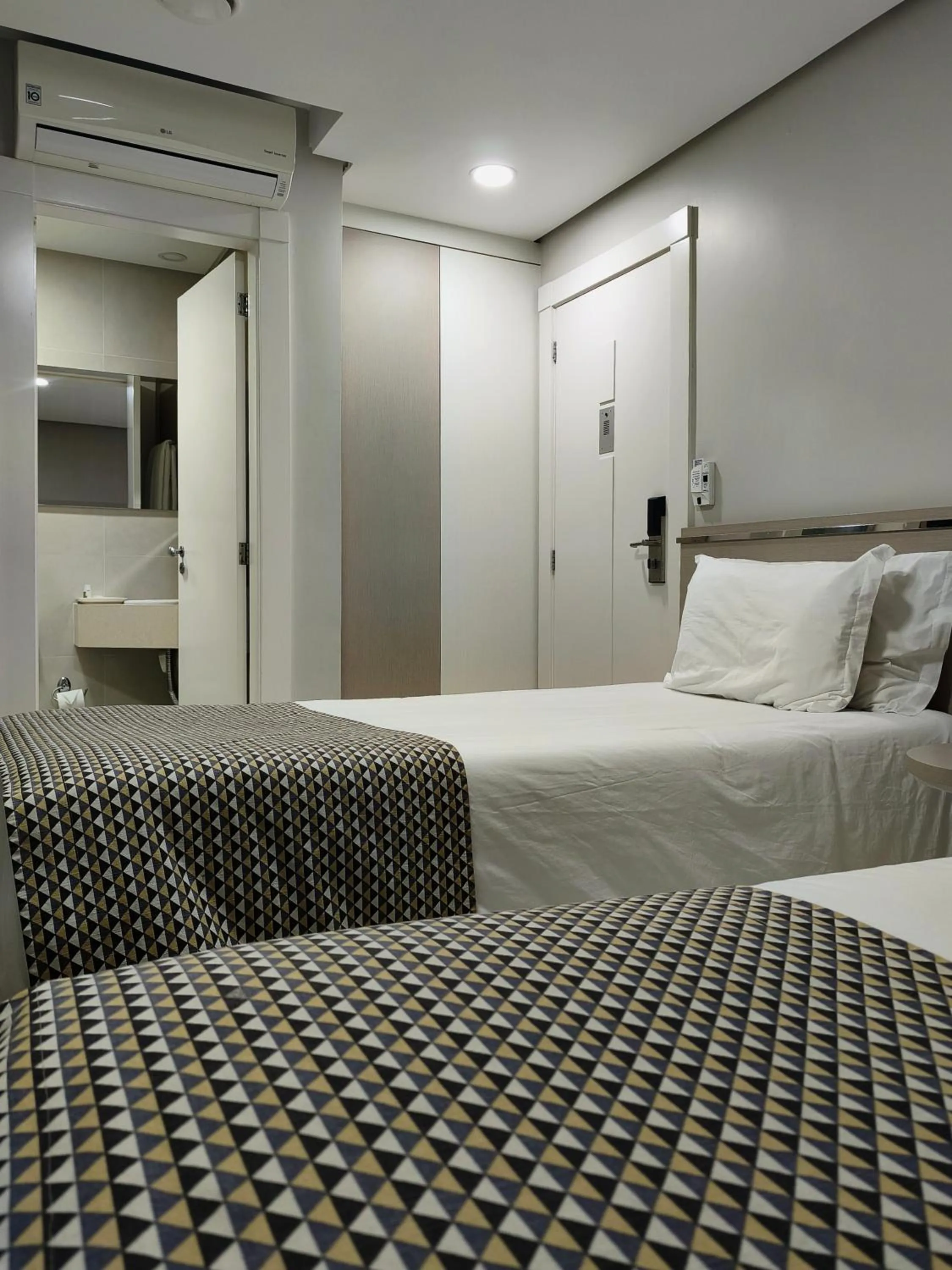 Bed in Hotel San Pietro