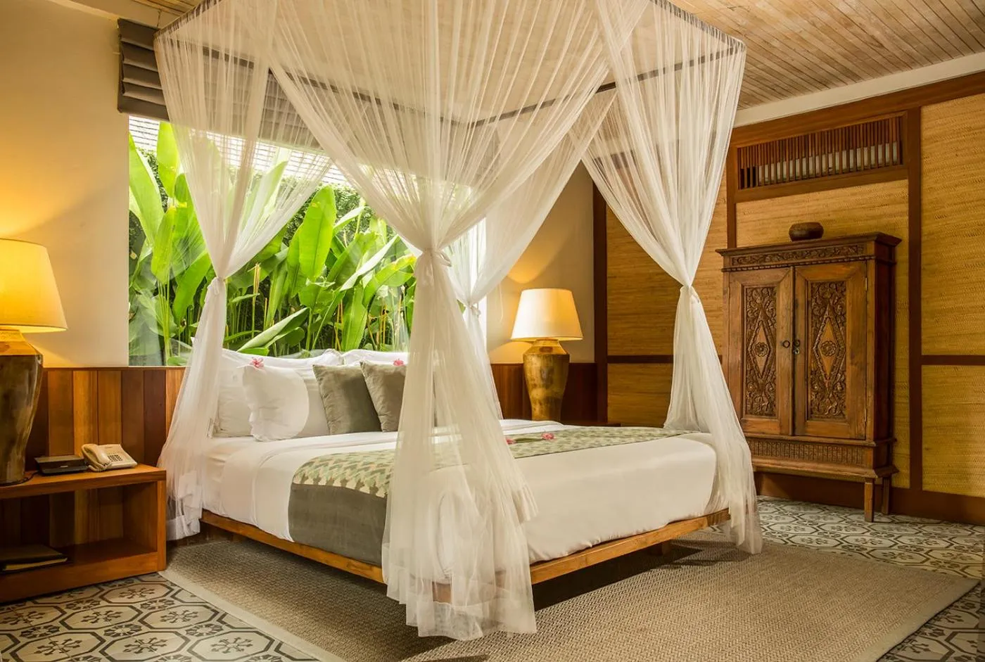 Bed in Jeeva Santai Villas