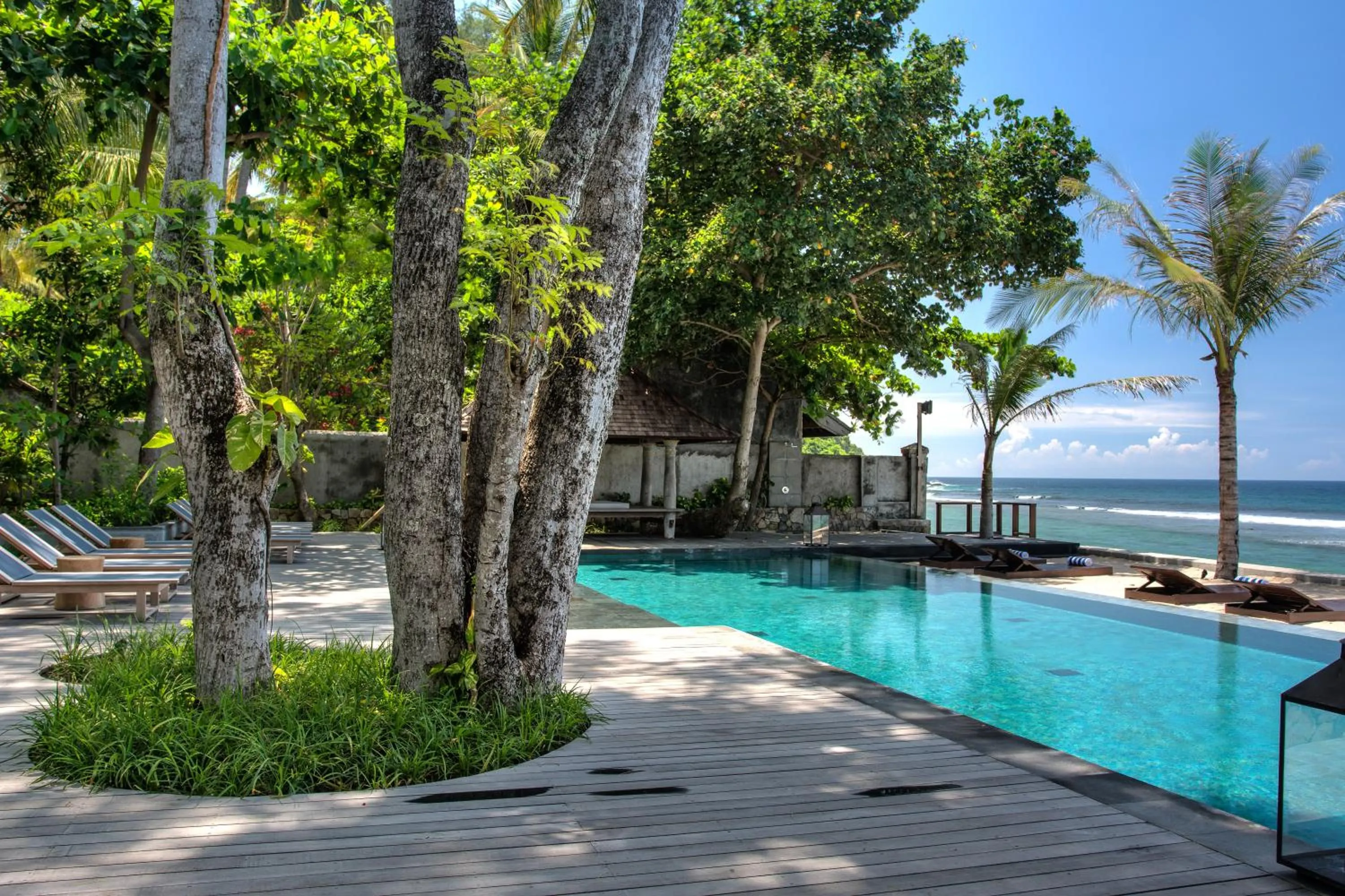 Garden in Jeeva Santai Villas