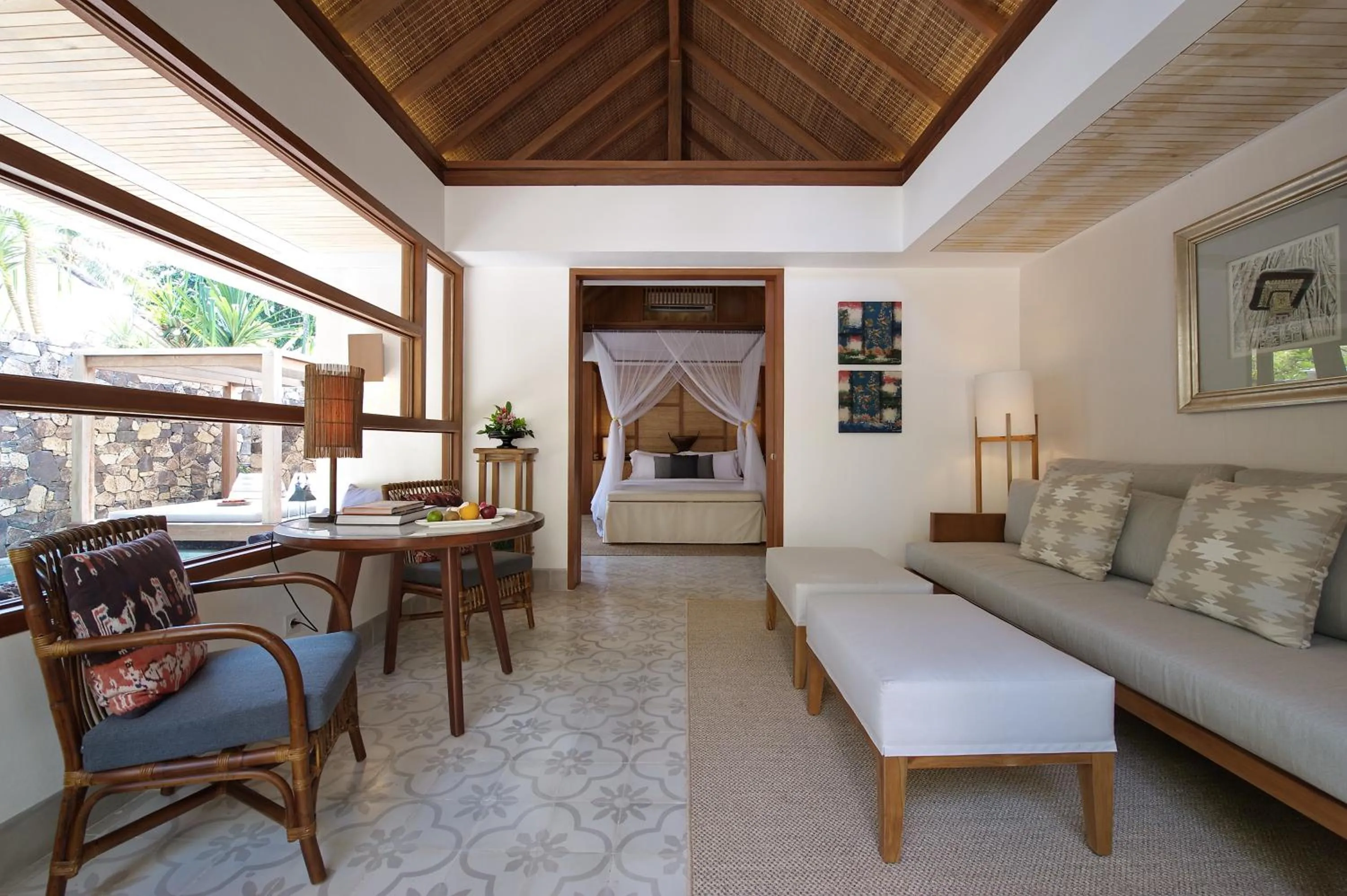 Living room in Jeeva Santai Villas