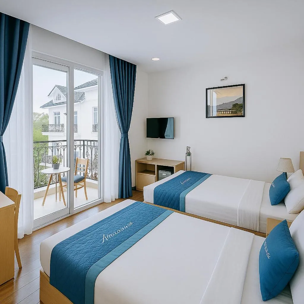 Bed in Tuan Thuy Hotel