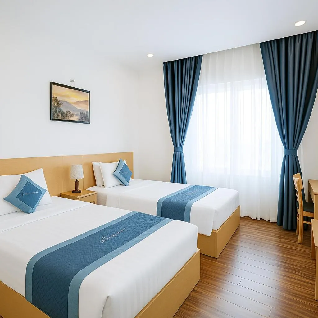 Bed in Tuan Thuy Hotel