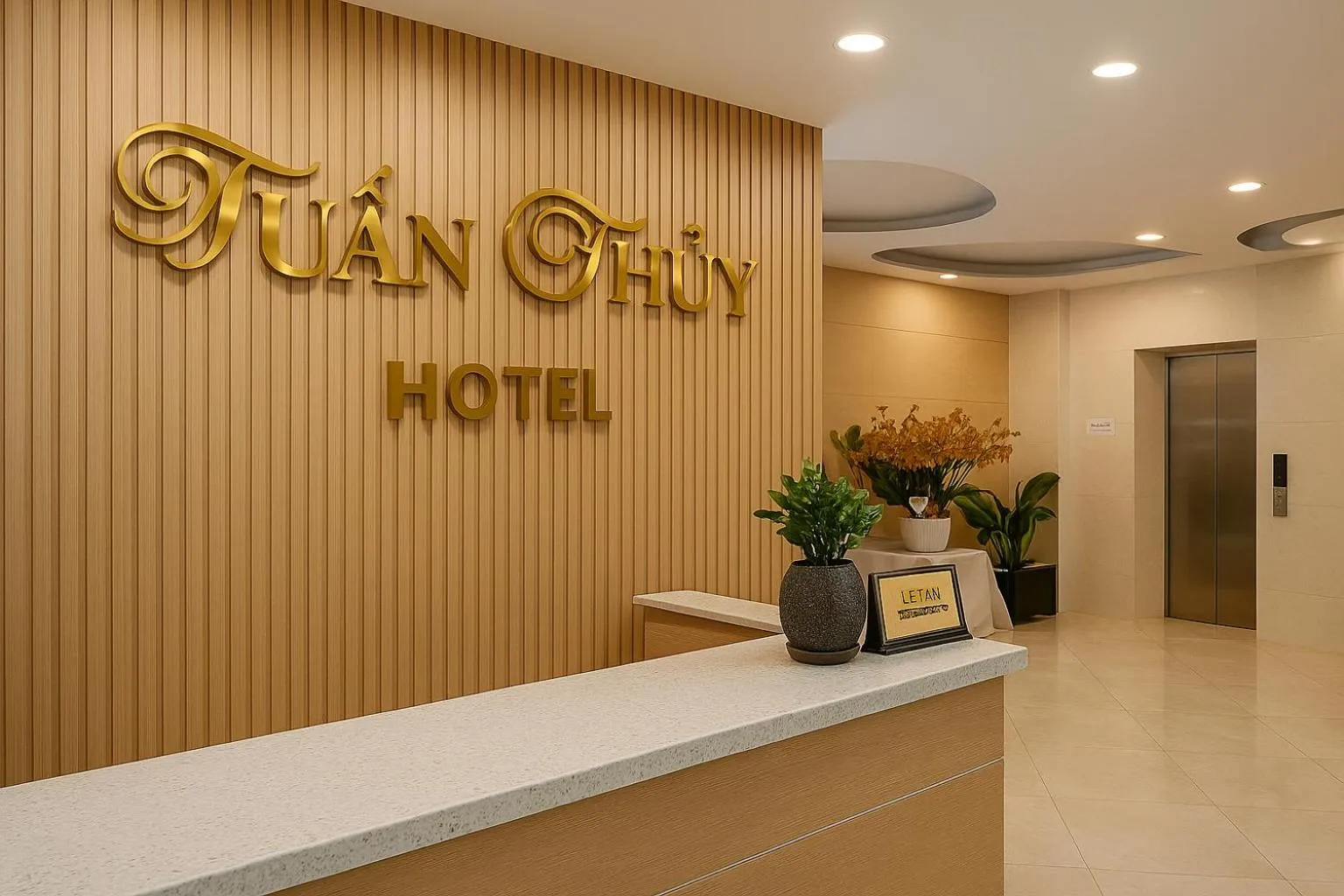 Lobby or reception in Tuan Thuy Hotel