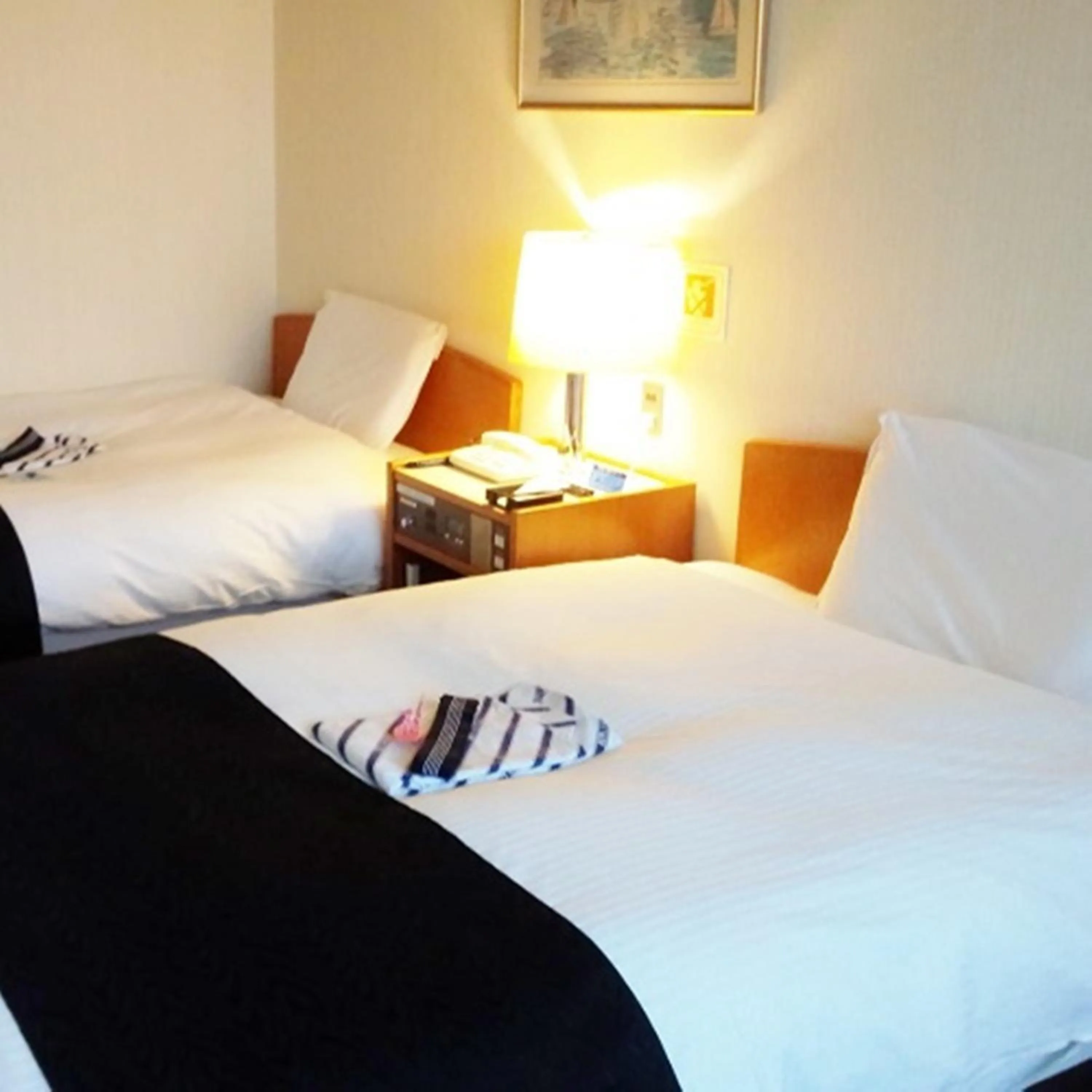Photo of the whole room, Bed in APA Hotel Mito-Ekimae