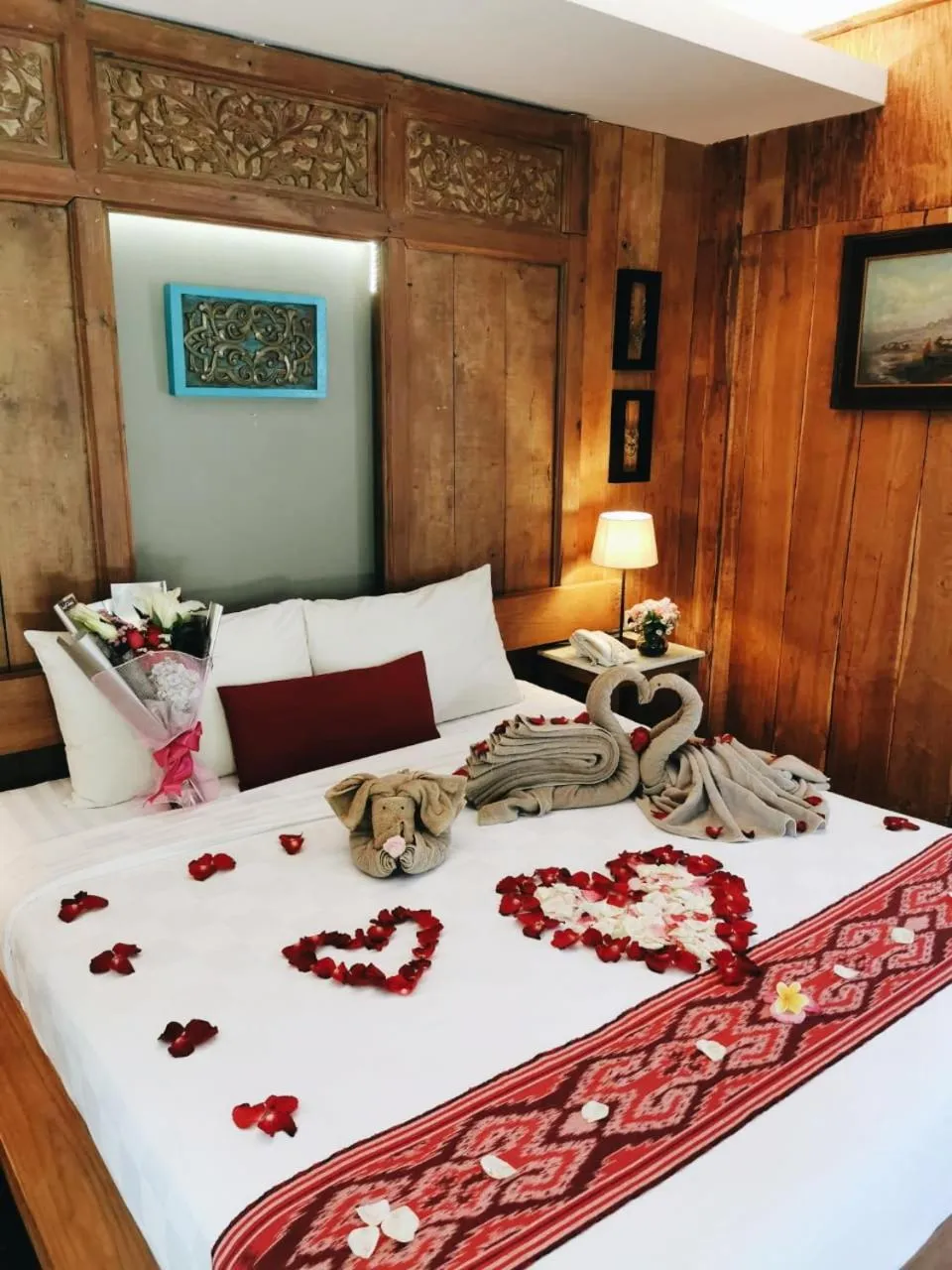 Bed in WARISAN Heritage Boutique Hotel