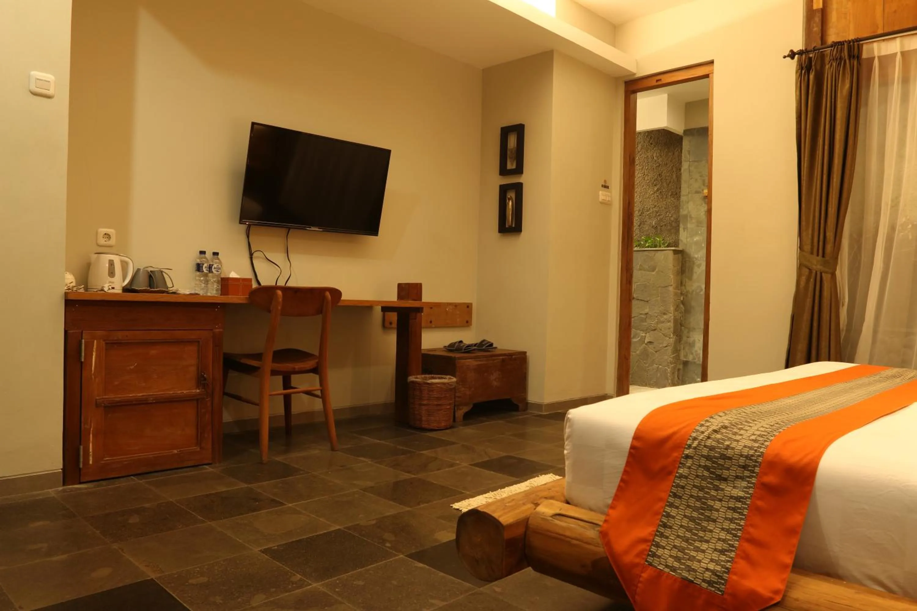 Bed in WARISAN Heritage Boutique Hotel