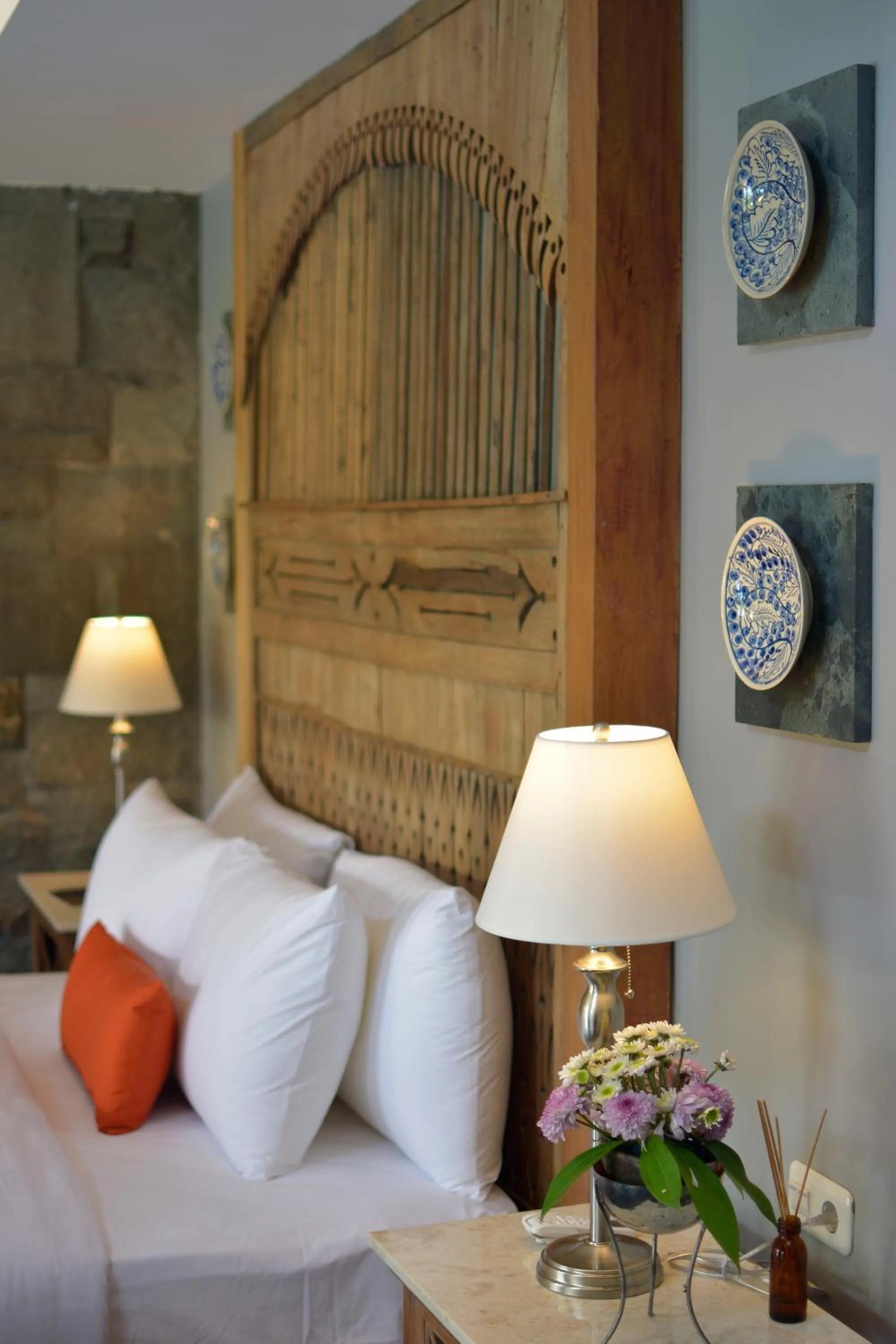 Bed in WARISAN Heritage Boutique Hotel