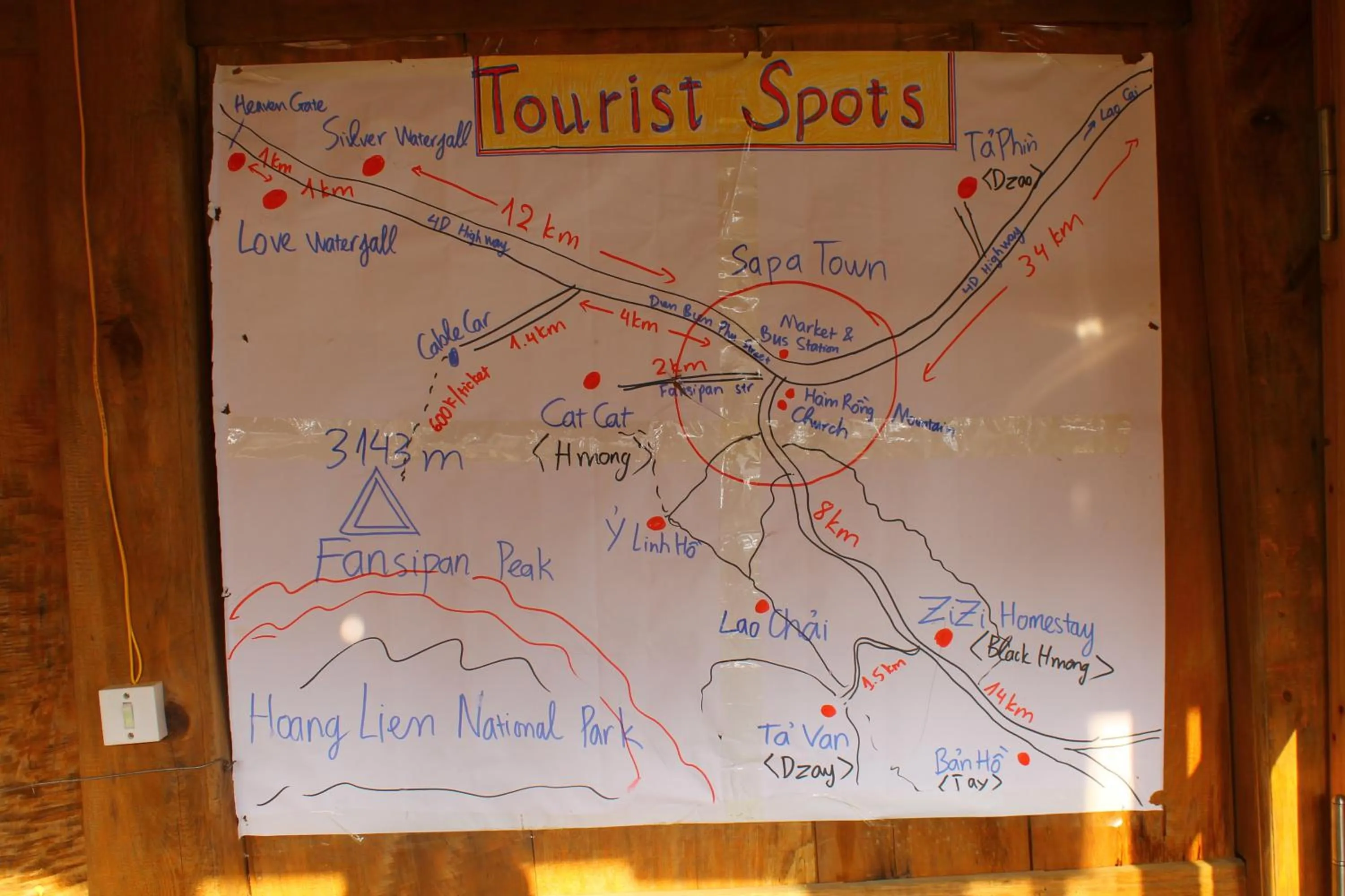 Decorative detail in Mekhoo & Zizi Sapa Homestay