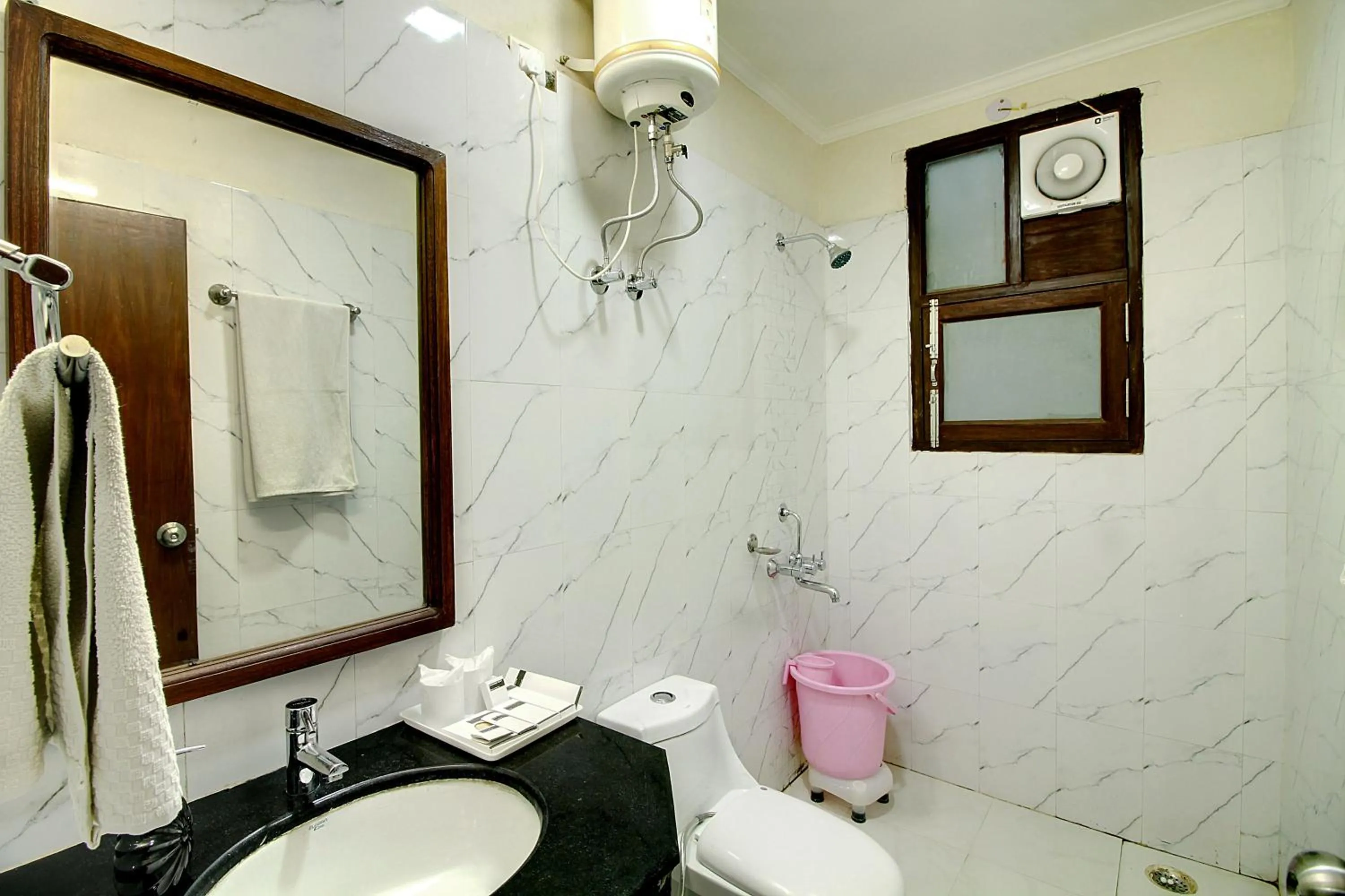 Bathroom in STAAYZ Premium Gurgaon