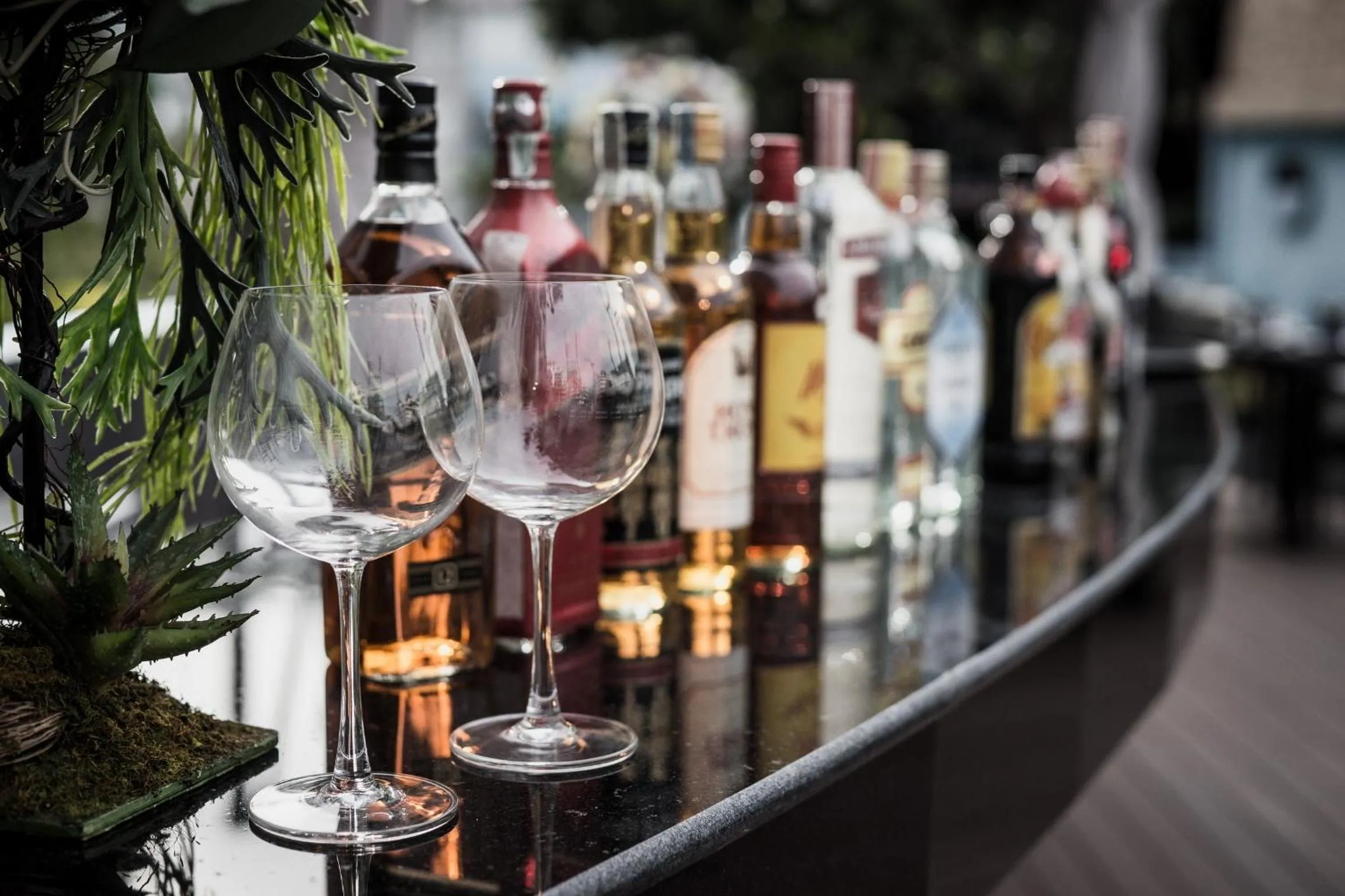 Drinks in Blue Boat Hotel JC