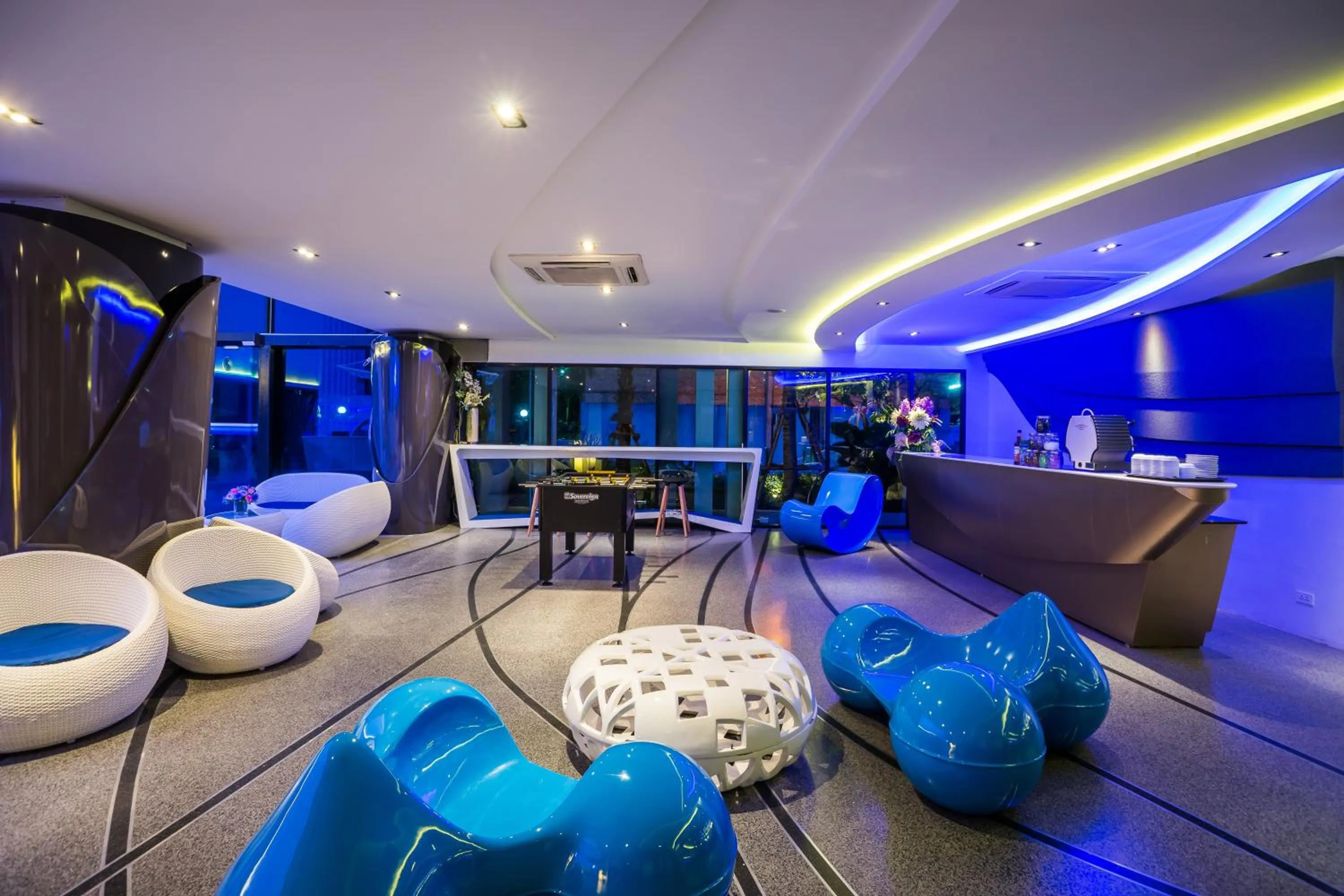 Living room in Blue Boat Hotel JC