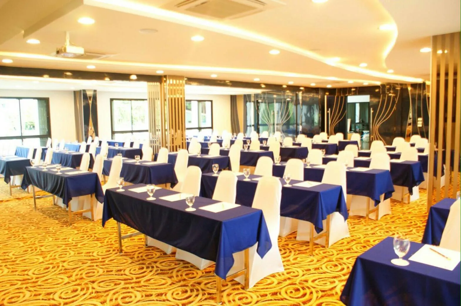 Property building in Blue Boat Hotel JC