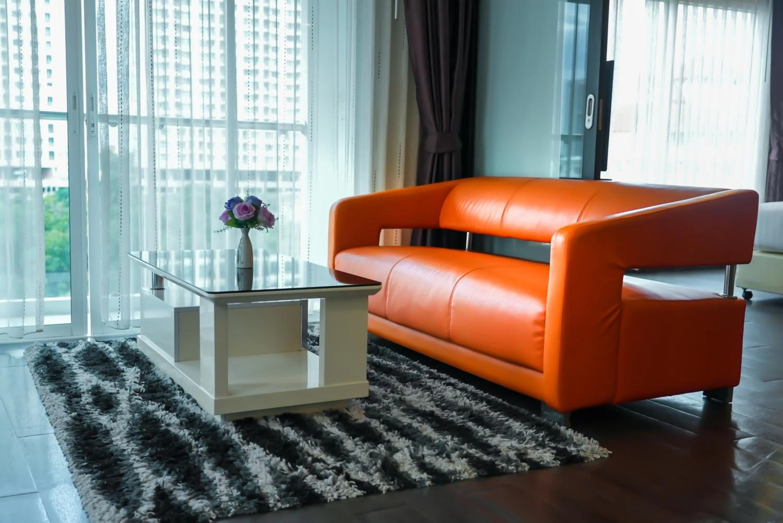 Living room in Blue Boat Hotel JC