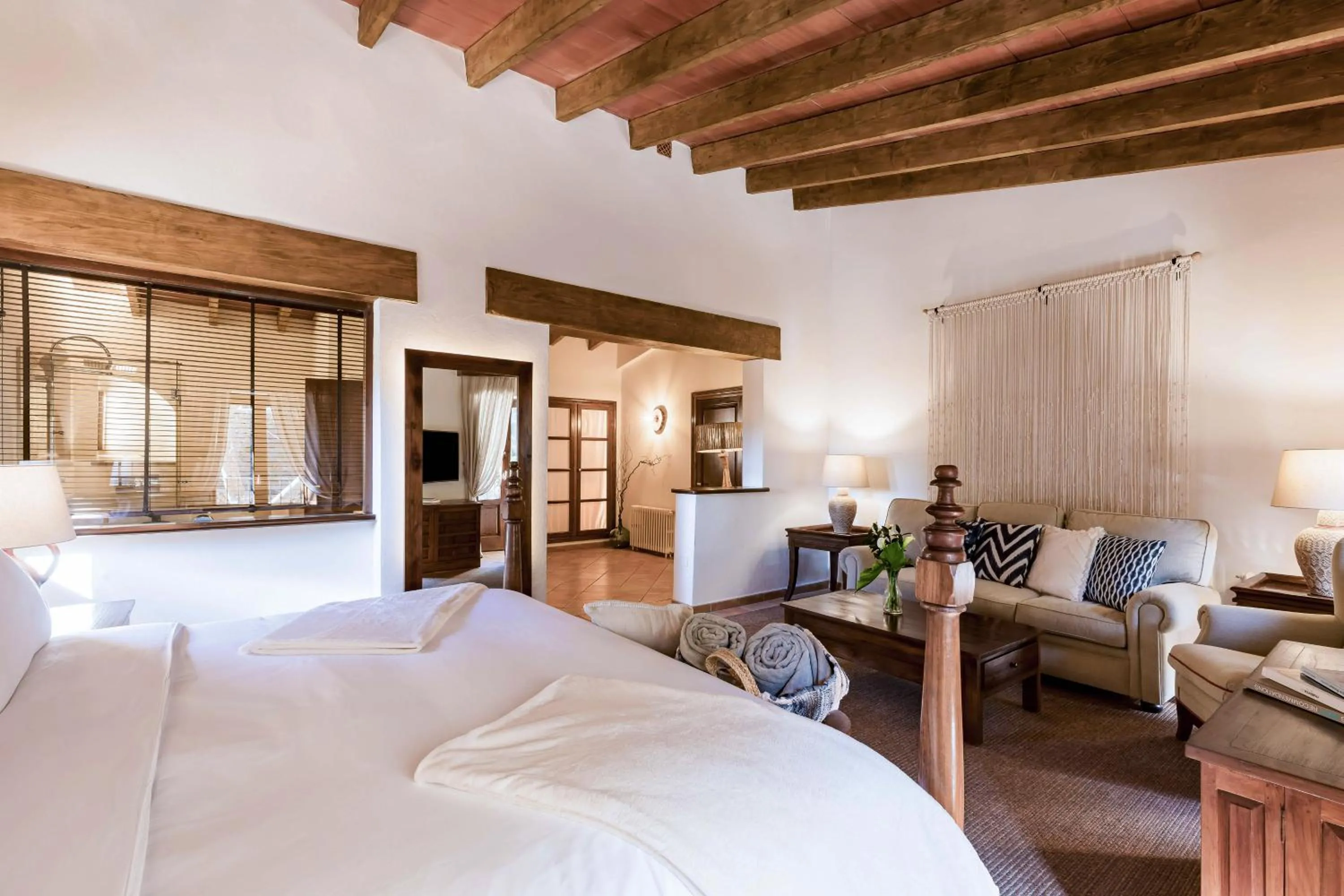 Bed in Finca Ratxo Hotel, member of Melia Collection