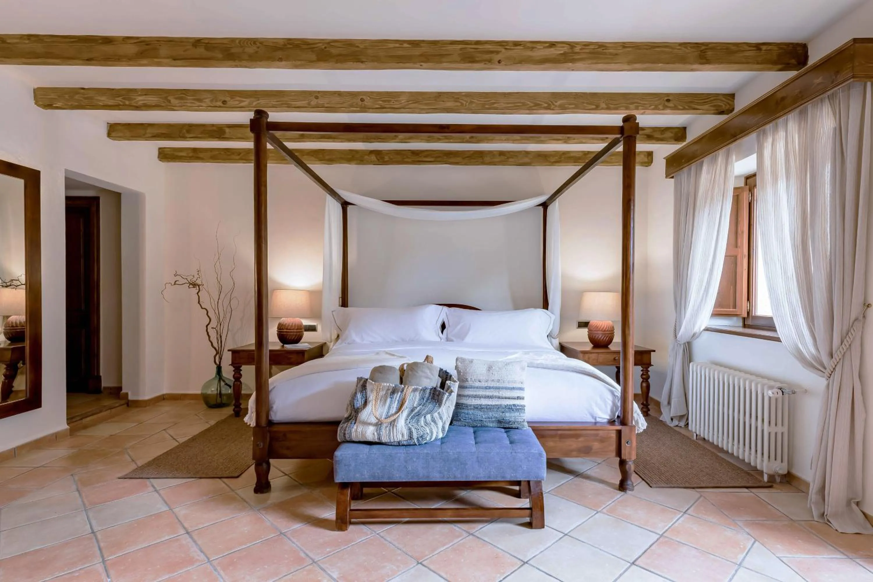 Bed in Finca Ratxo Hotel, member of Melia Collection