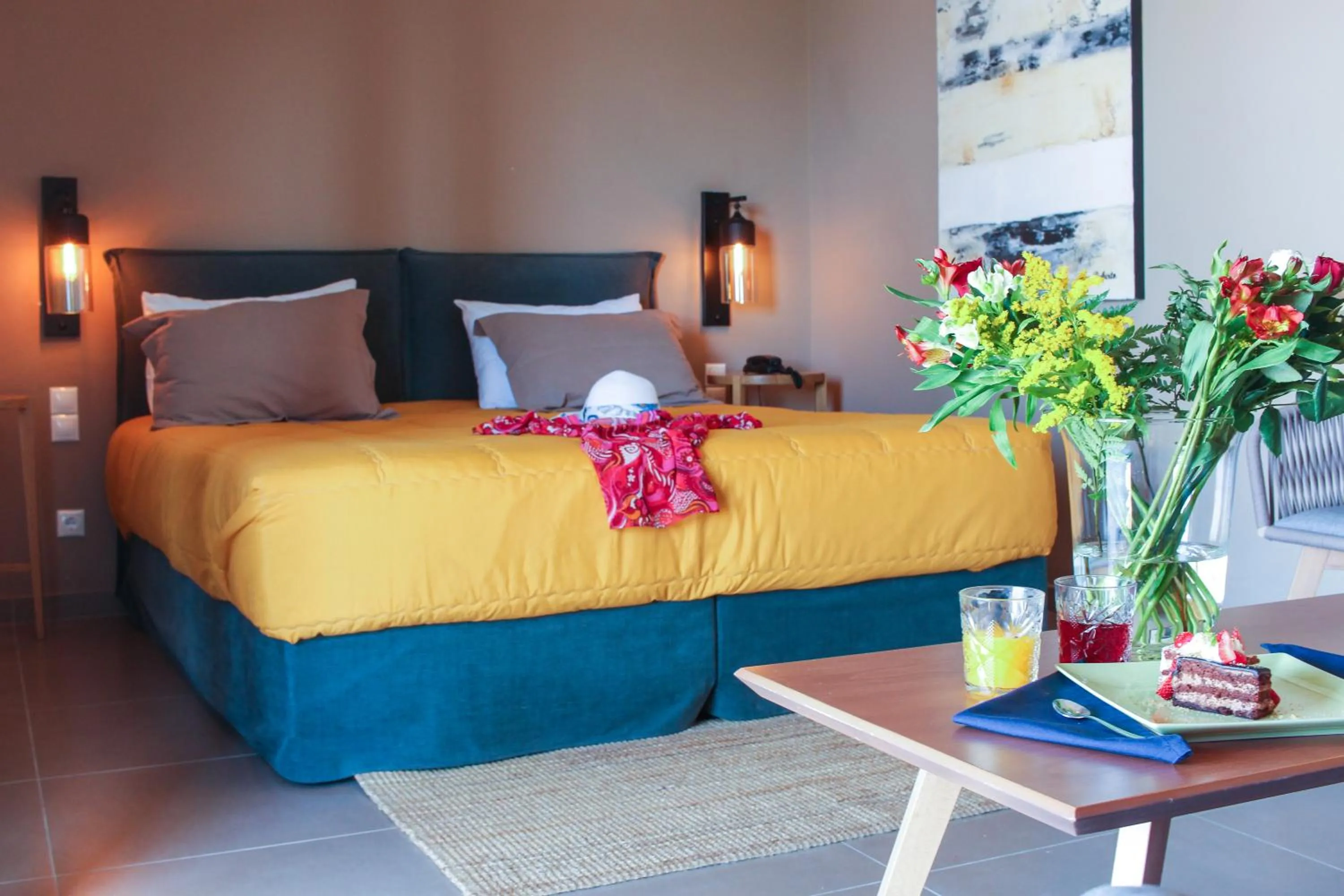 Bed in Elimnion Resort