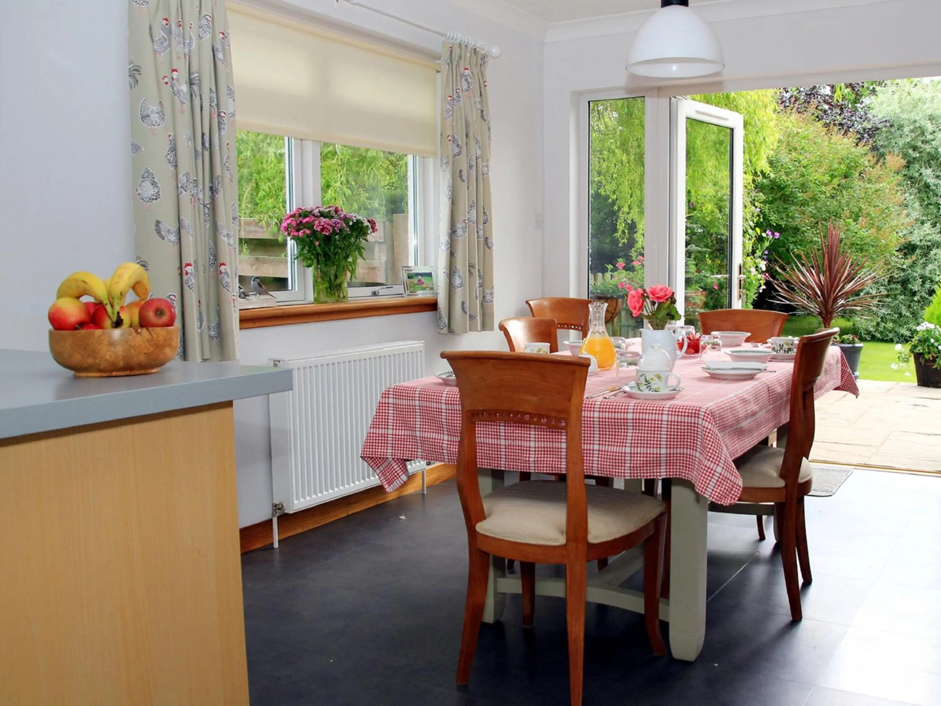 Dining area in Westacre Bed & Breakfast