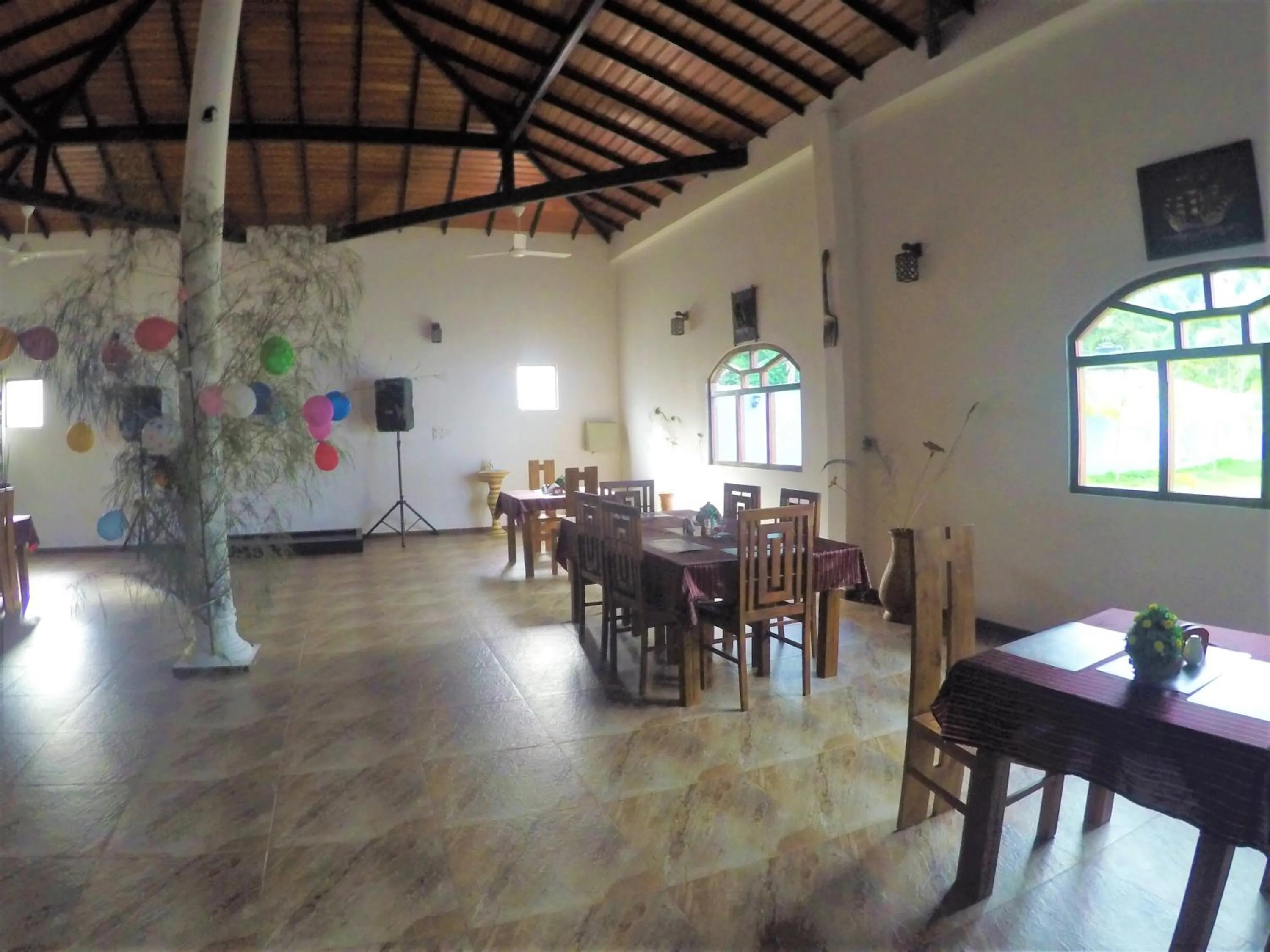 Dining area in Dhammika Magic Palace