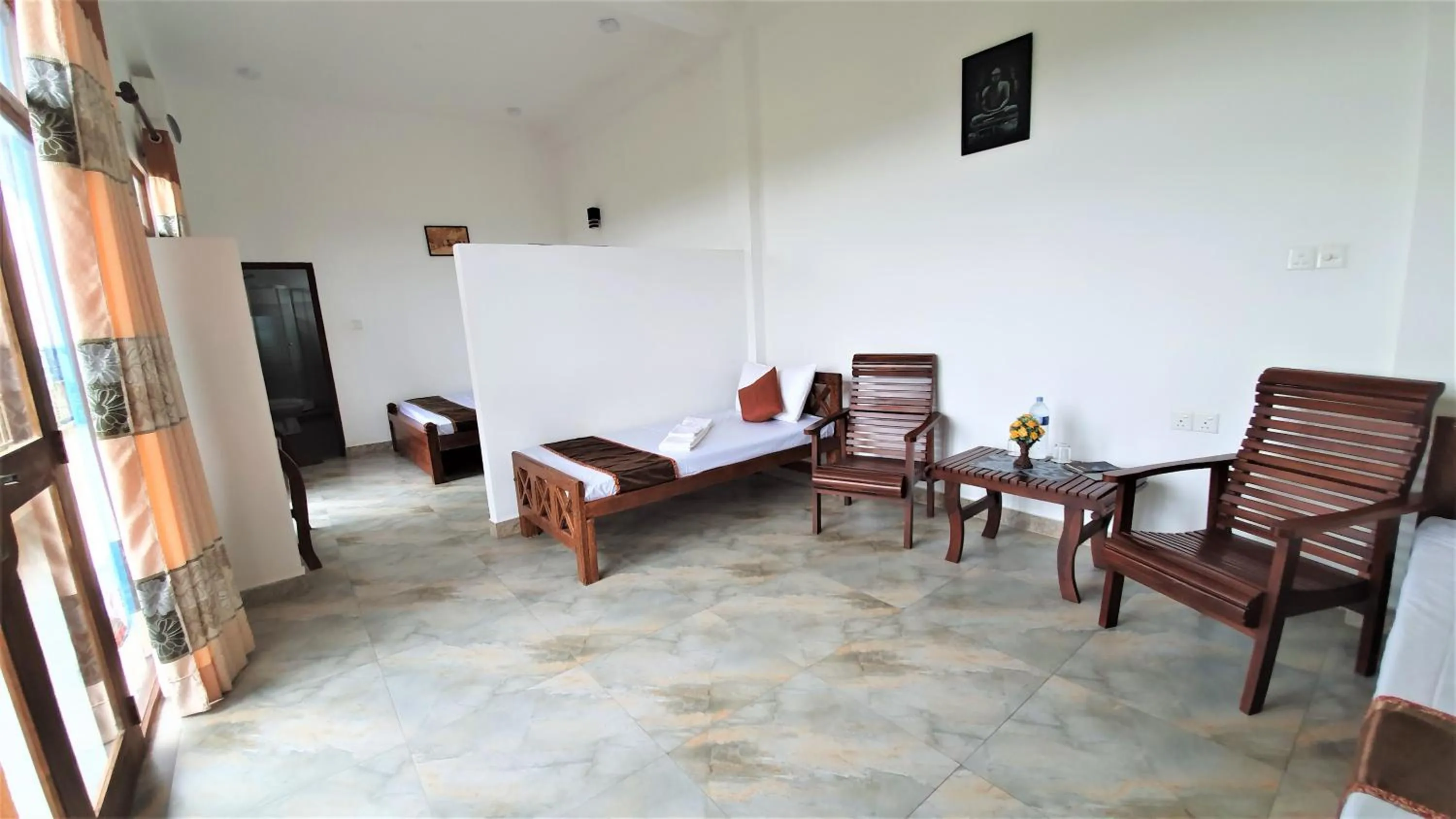 Bed in Dhammika Magic Palace