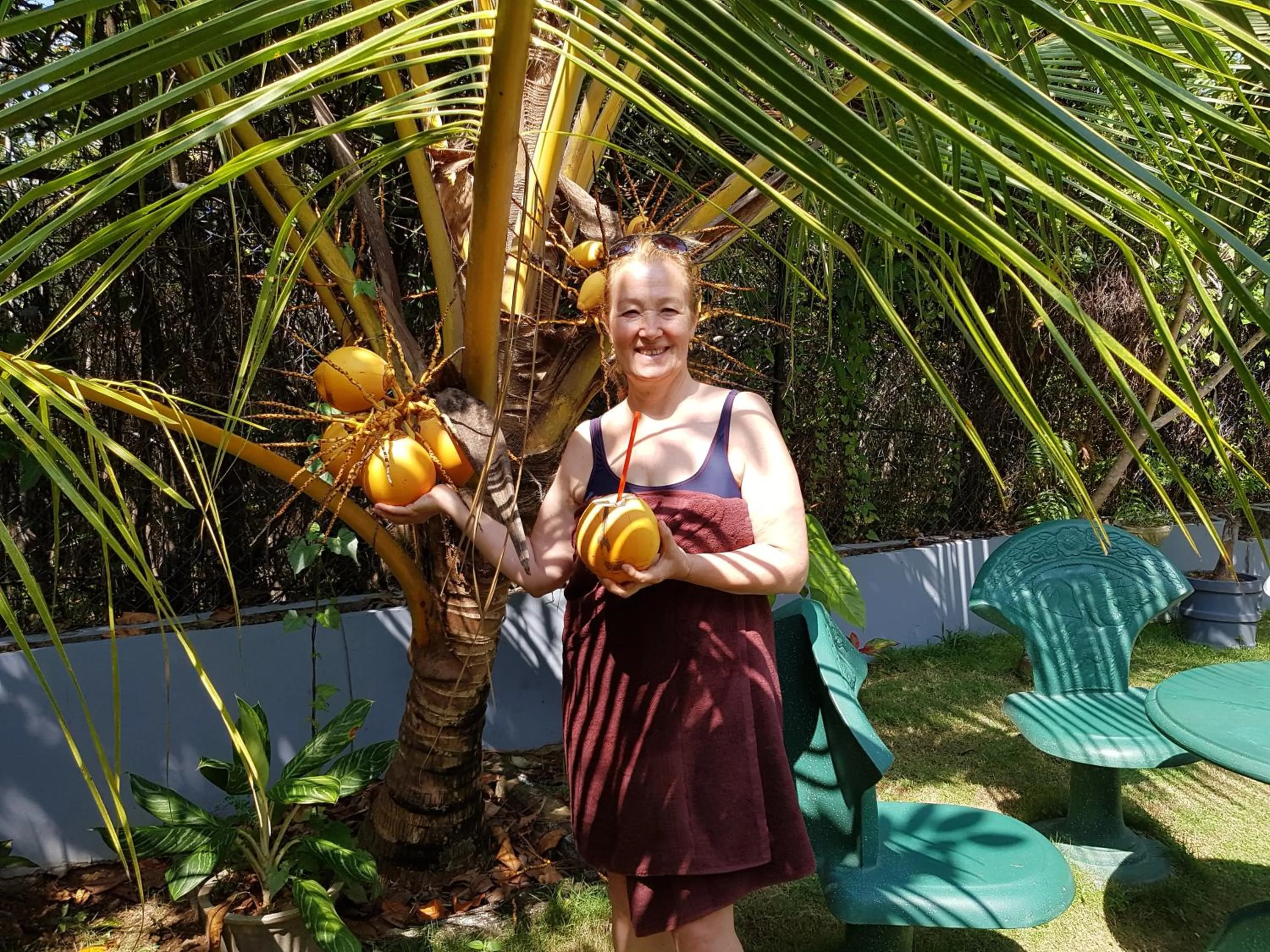 Garden in Dhammika Magic Palace