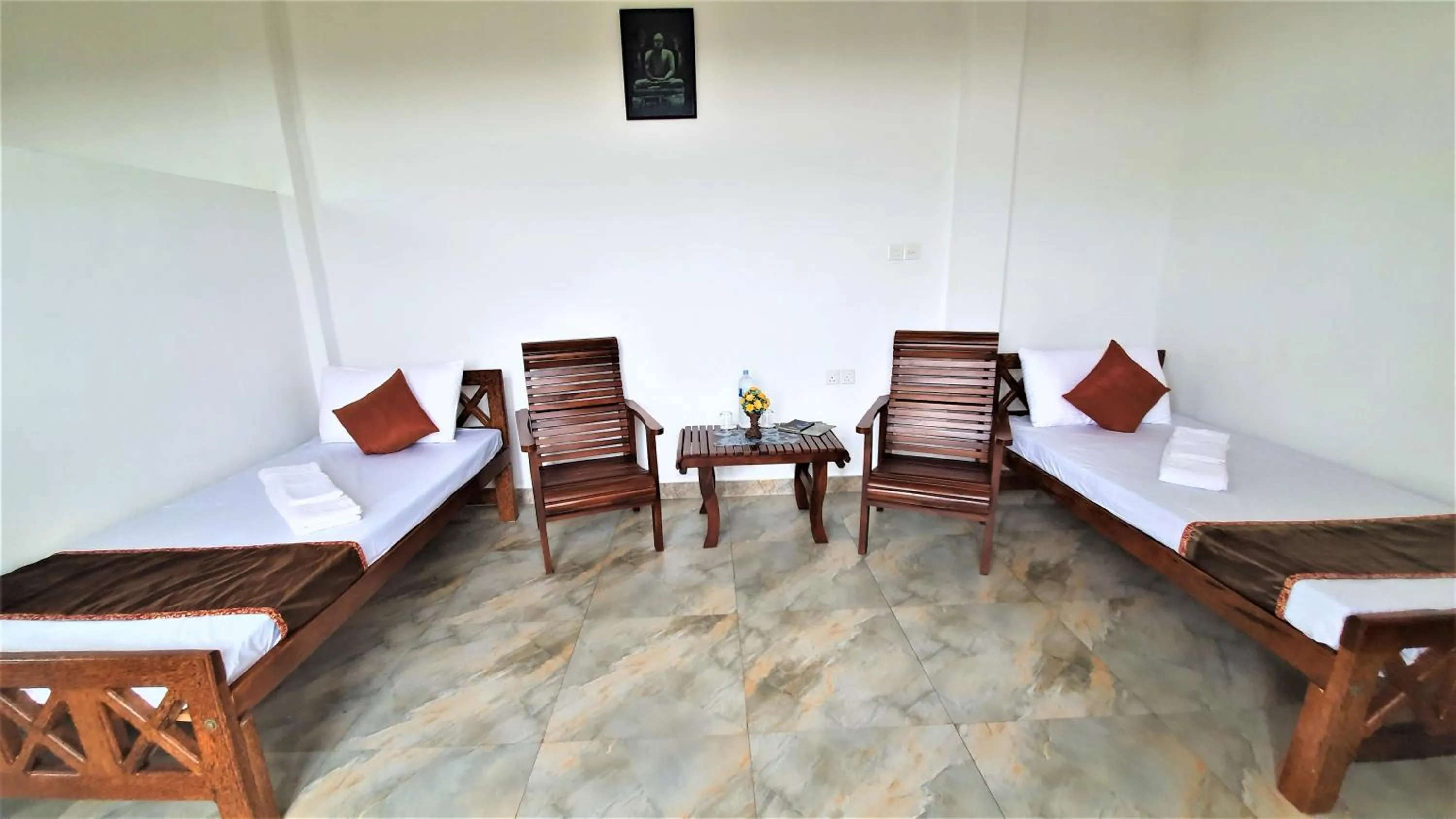 Bed in Dhammika Magic Palace