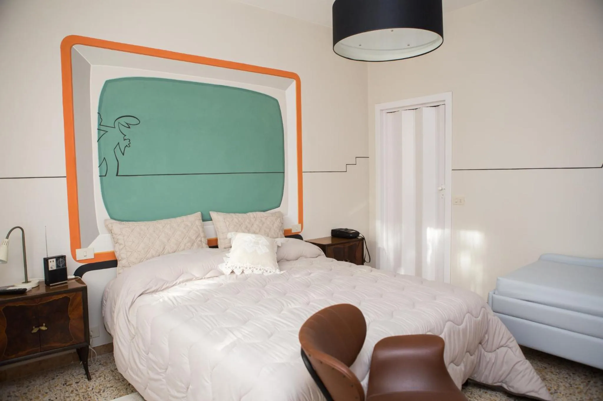 Bed in Locanda Antico Casale Cesenatico