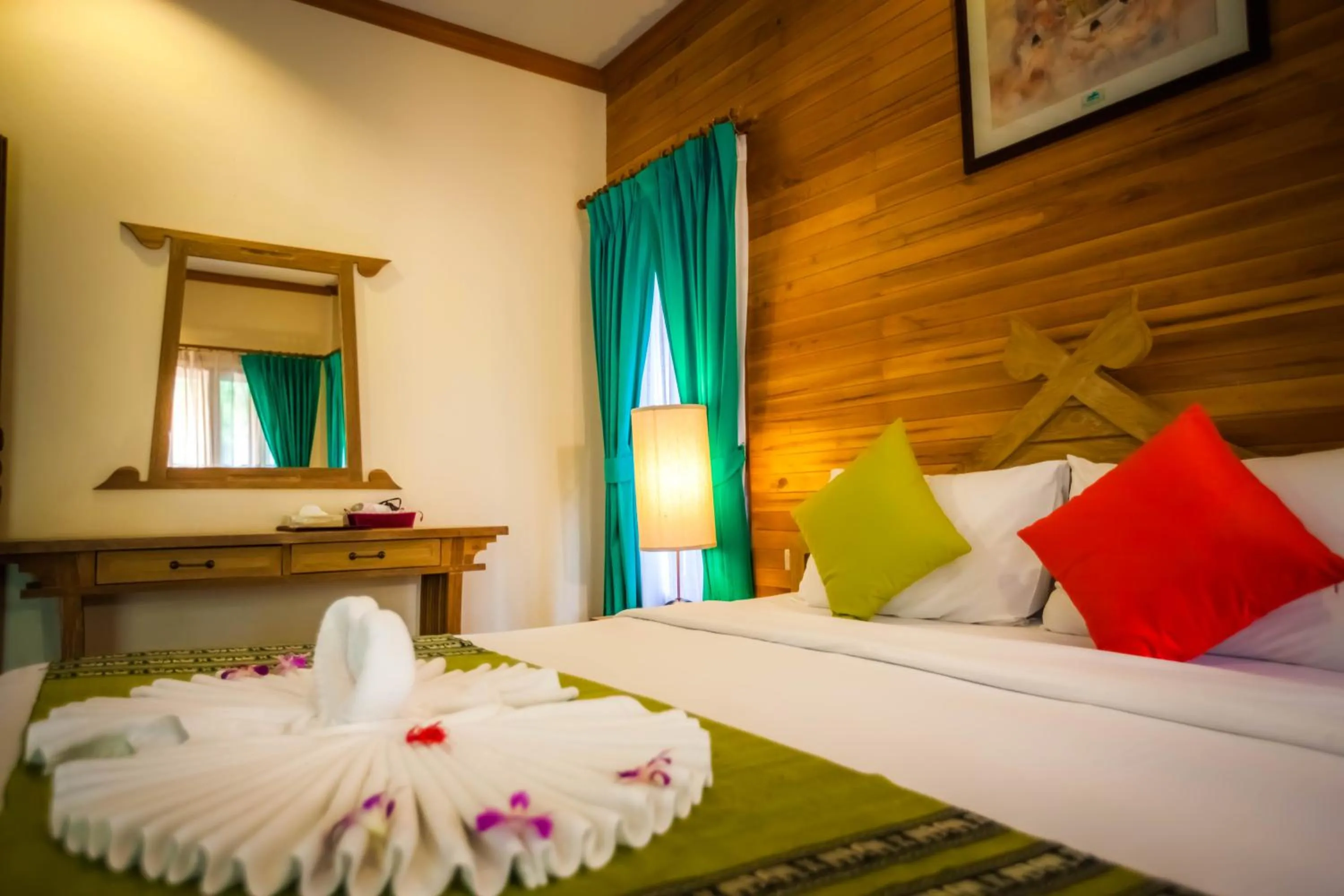 Bedroom, Bed in Natural Park Resort Pattaya