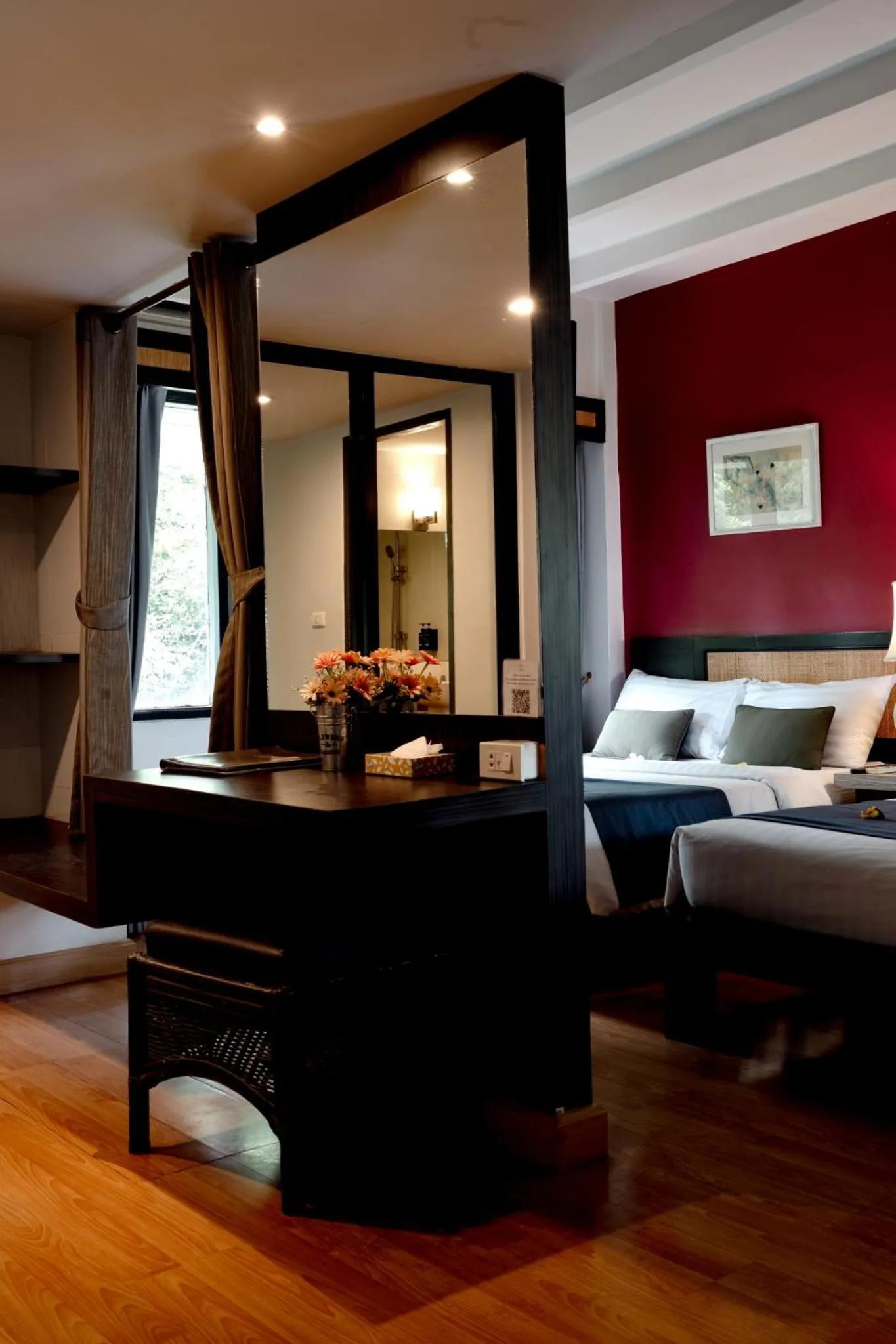 Bed in Natural Park Resort Pattaya