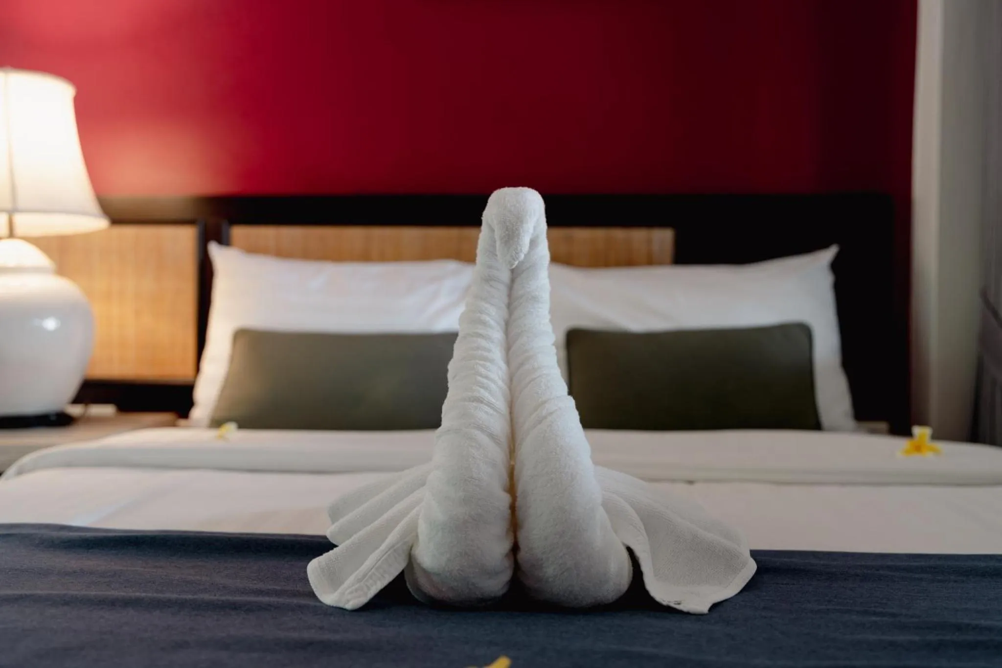 Bed in Natural Park Resort Pattaya