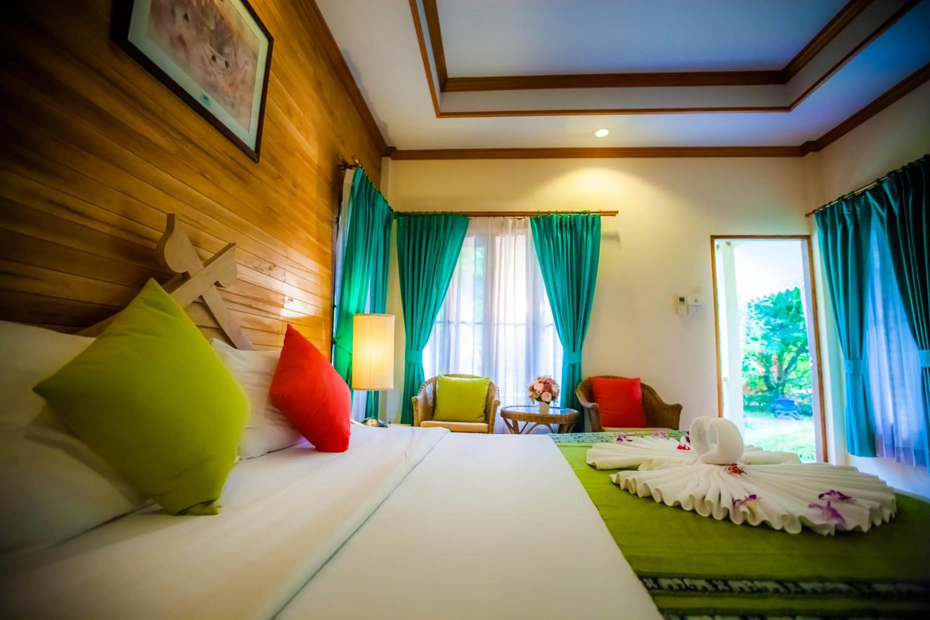 Bedroom, Bed in Natural Park Resort Pattaya