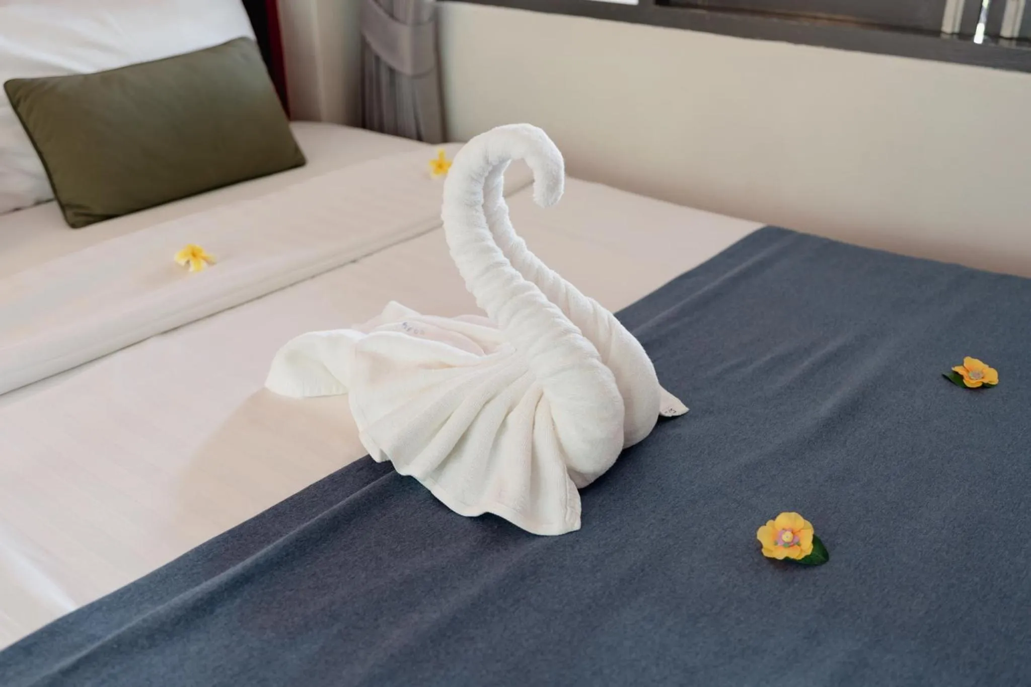 Bed in Natural Park Resort Pattaya