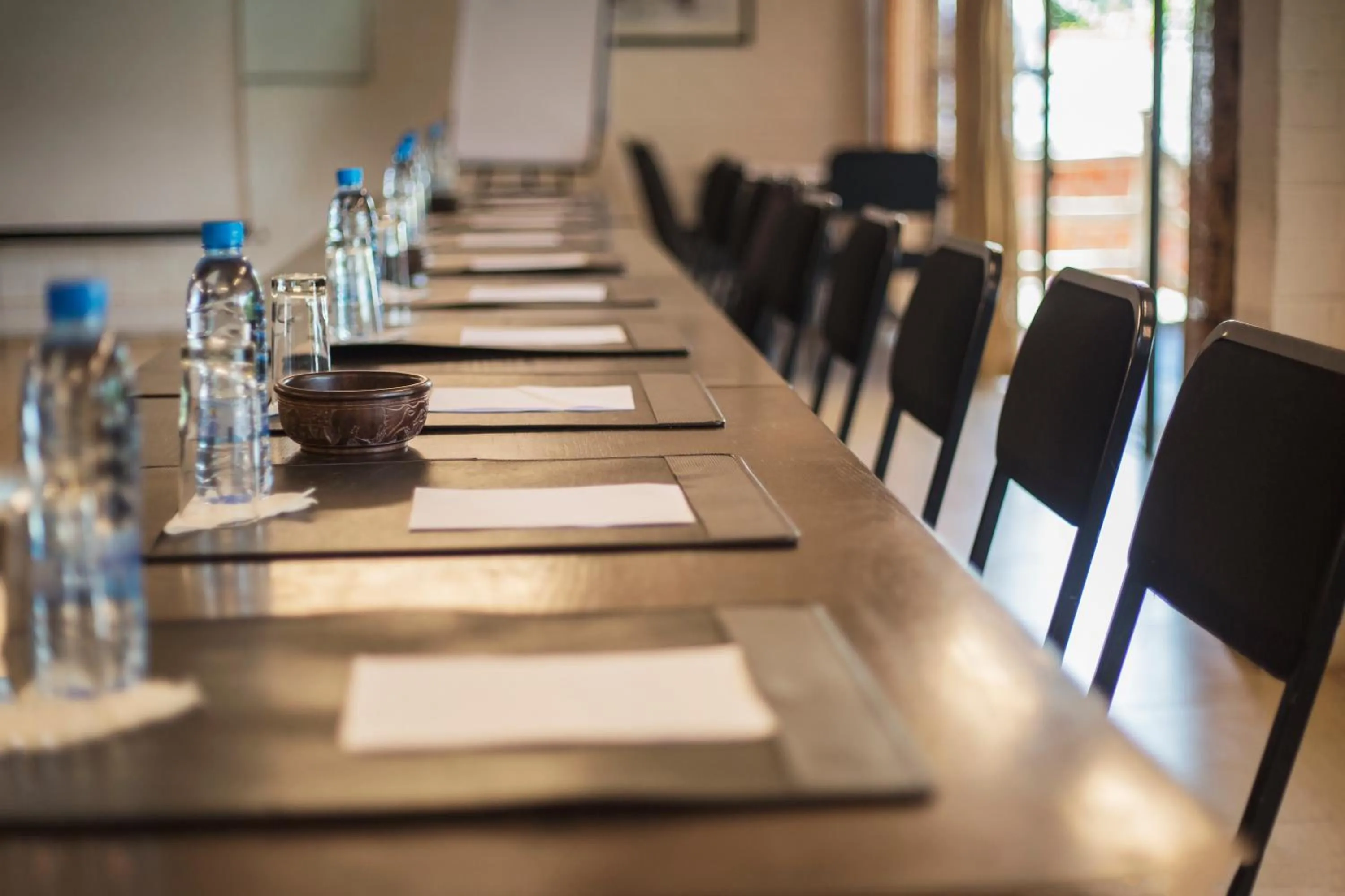 Meeting/conference room in Chaminuka Lodge