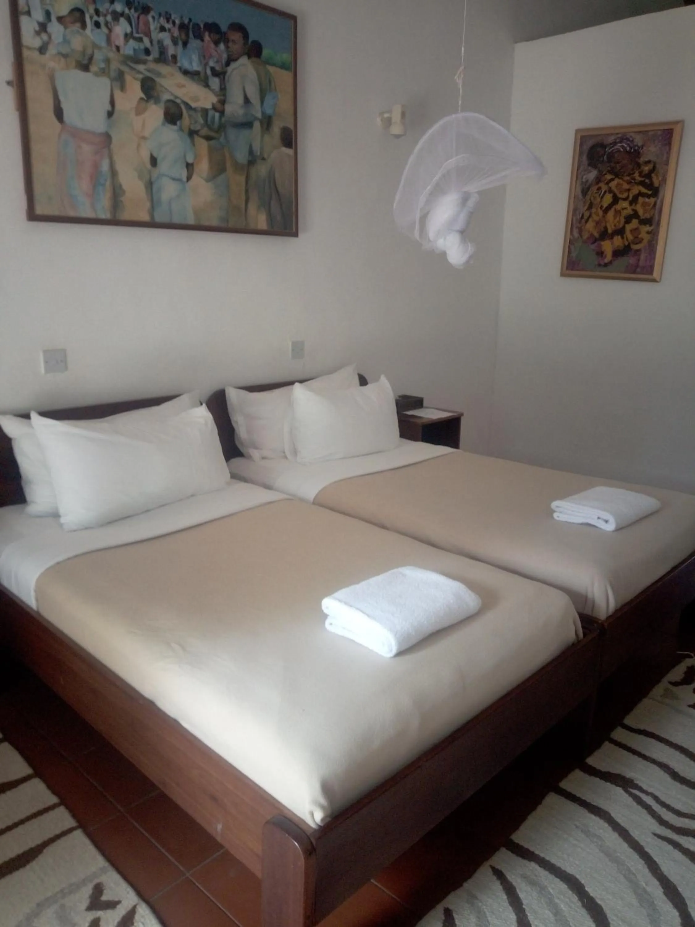 Bedroom in Chaminuka Lodge