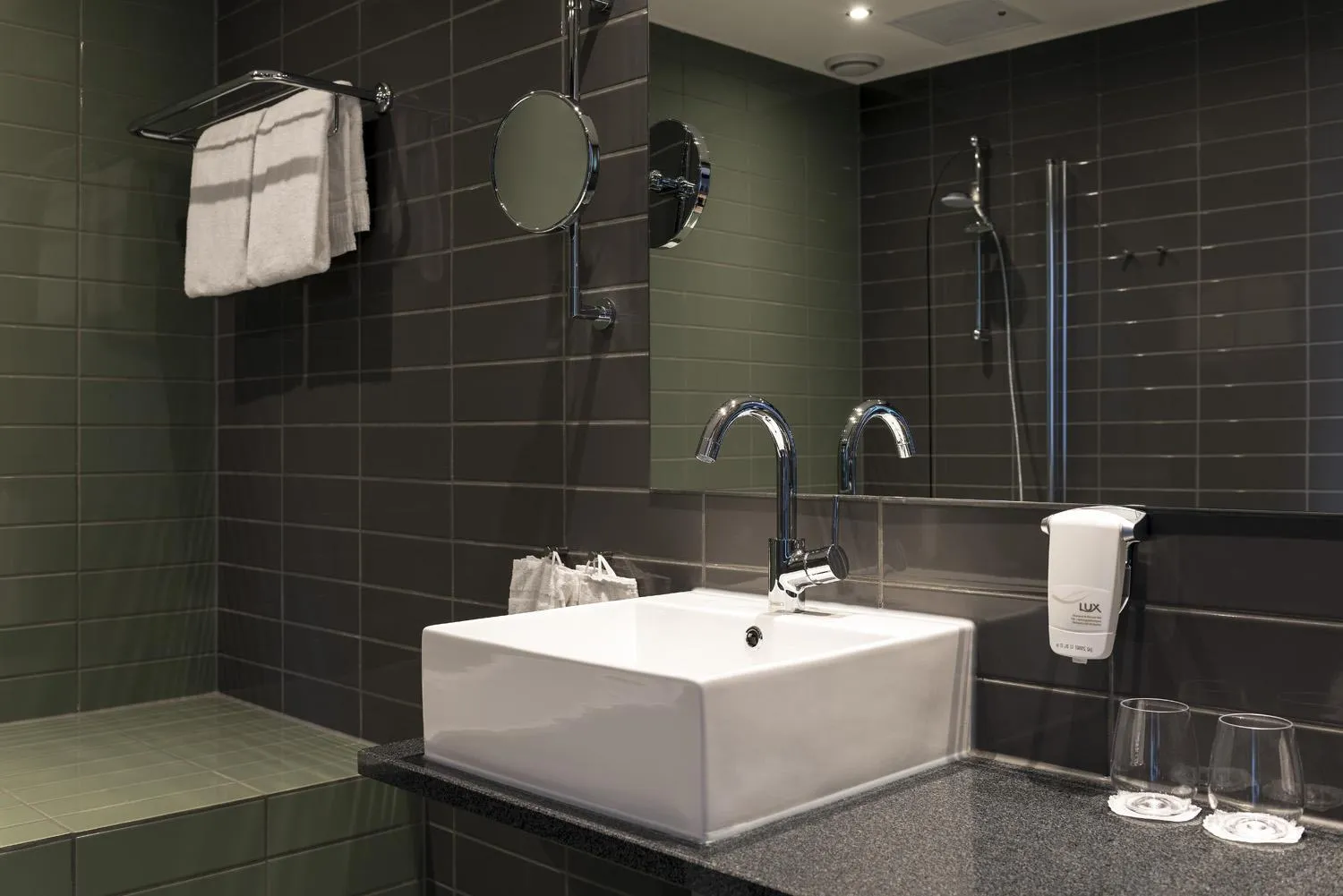 Shower in Quality Hotel Pond