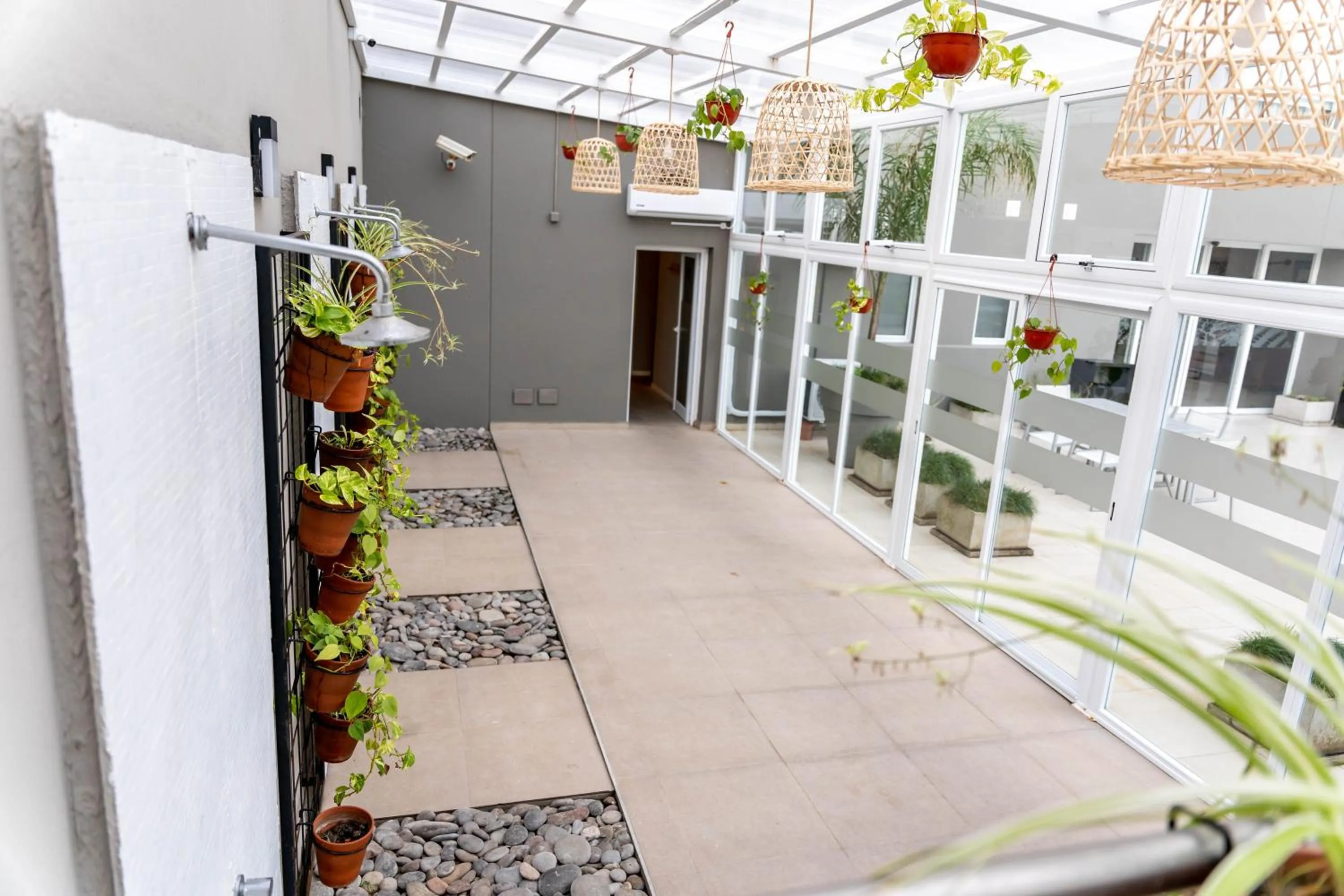 Patio in O2 Hotel Mar del Plata