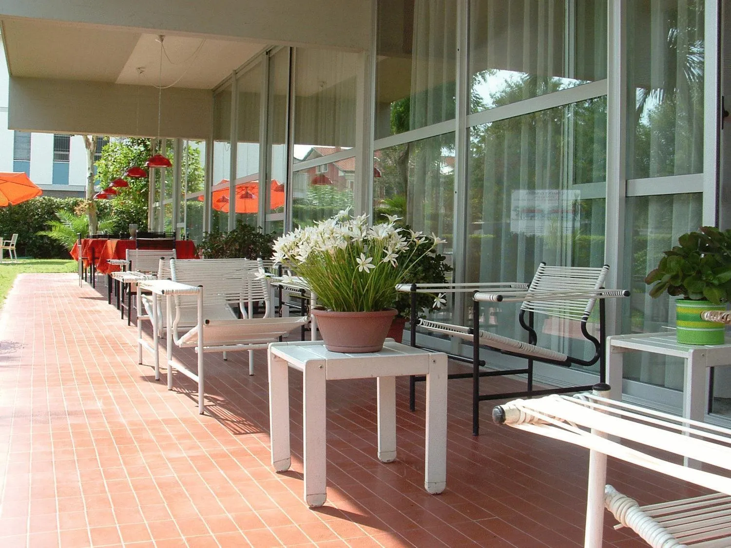 Patio in Hotel Marina