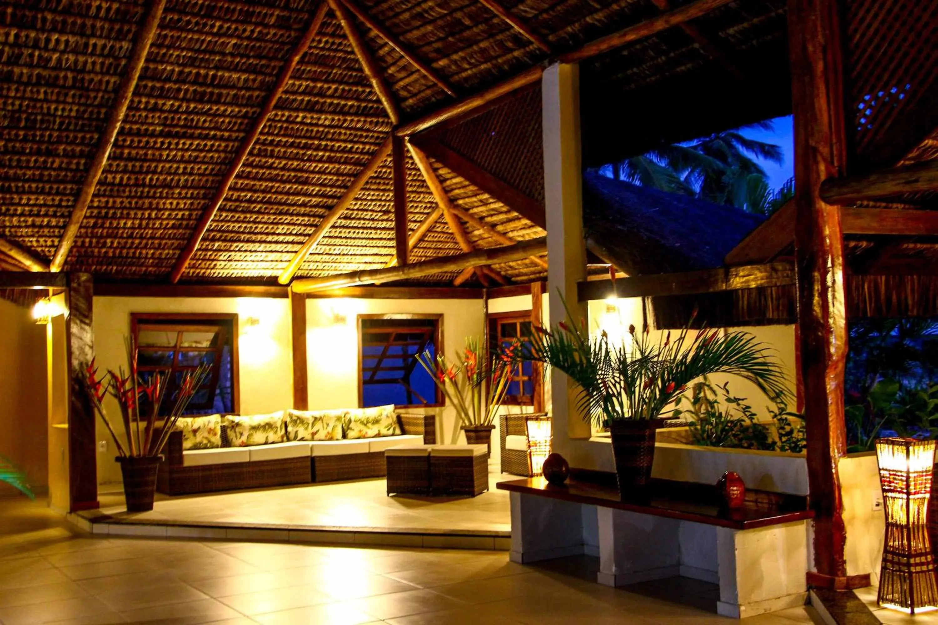 Communal lounge/ TV room in Makaira Beach Resort