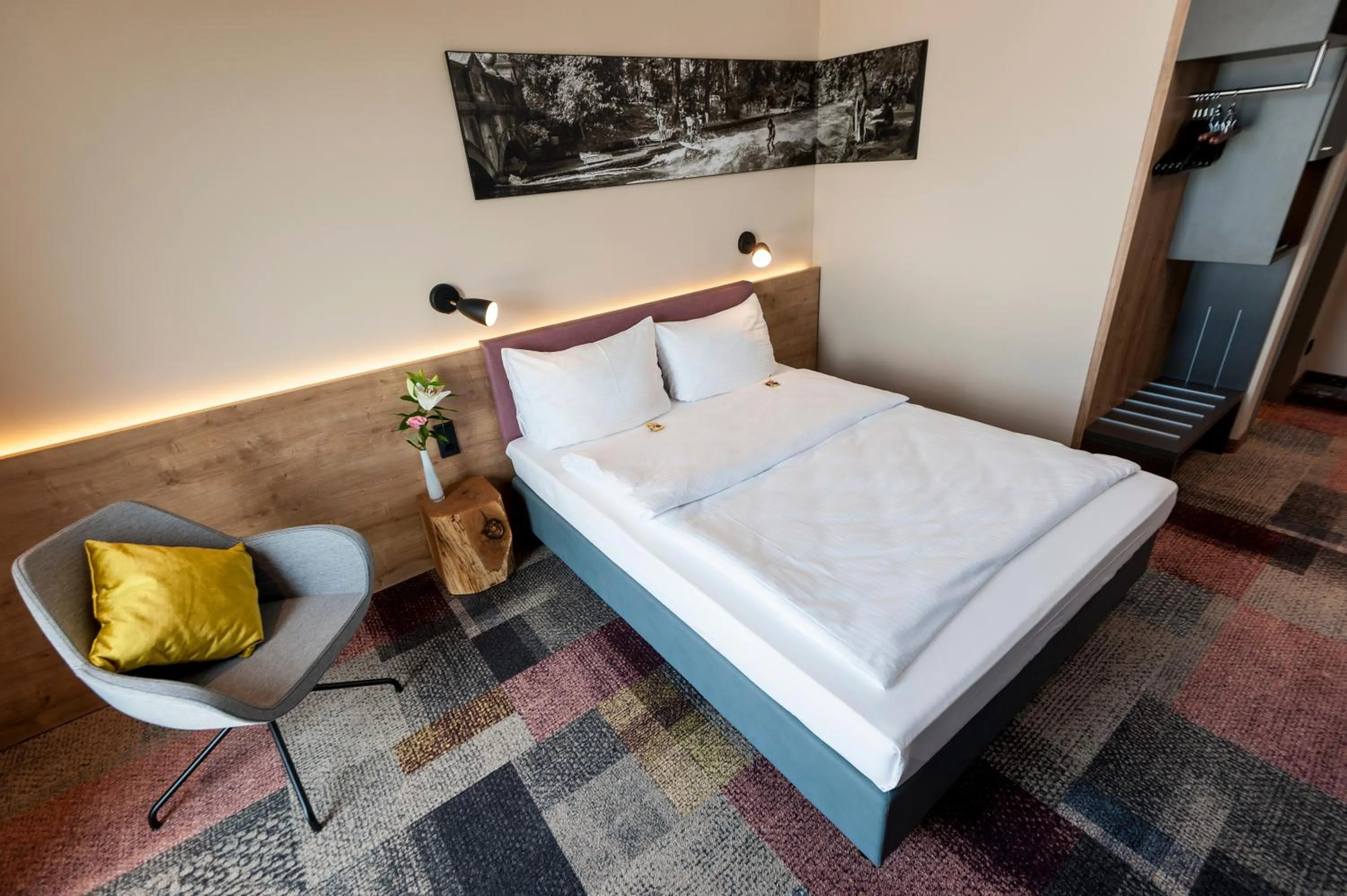 Bed in BEST WESTERN Hotel The K Unterföhring