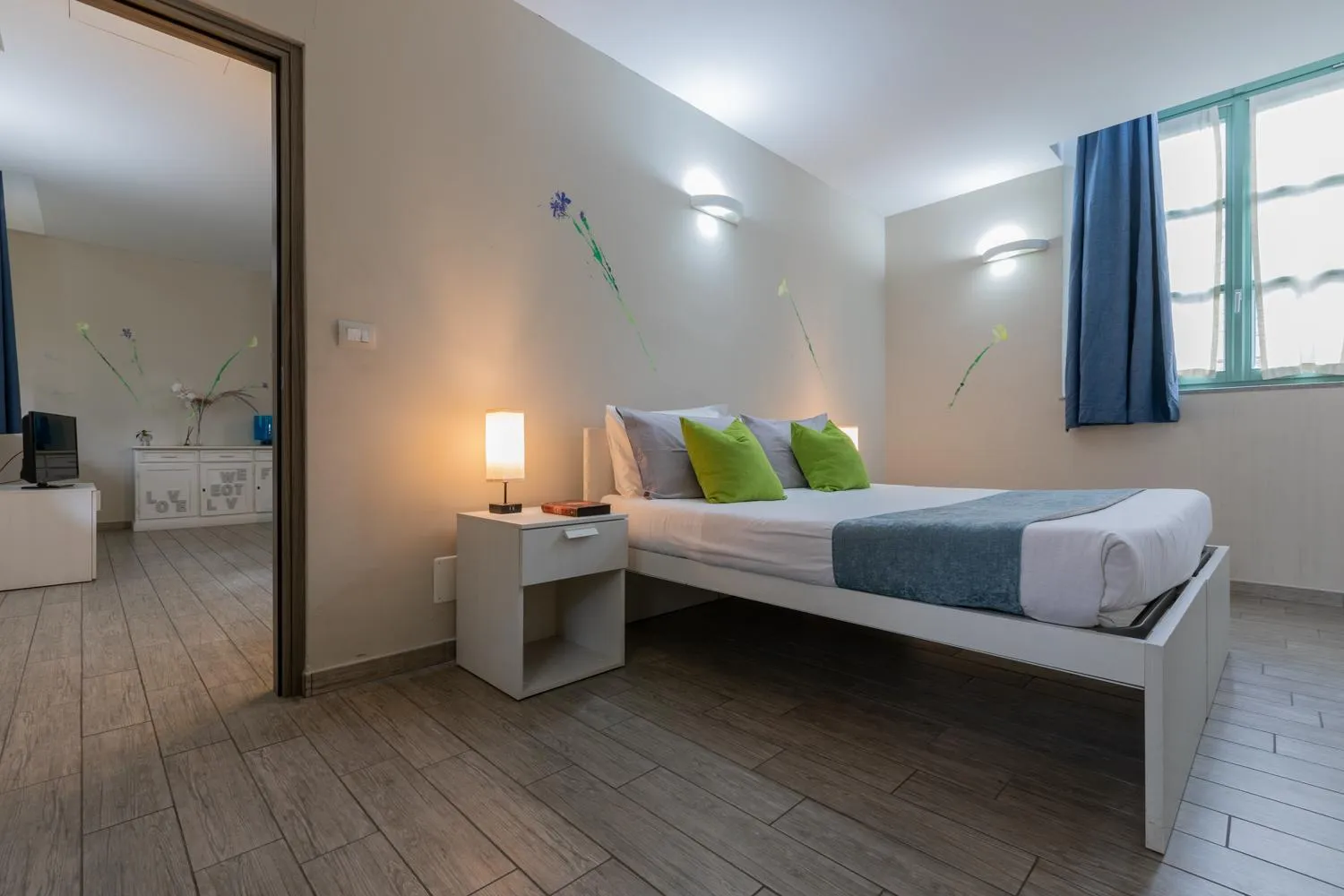 Bedroom, Bed in Housing Giulia