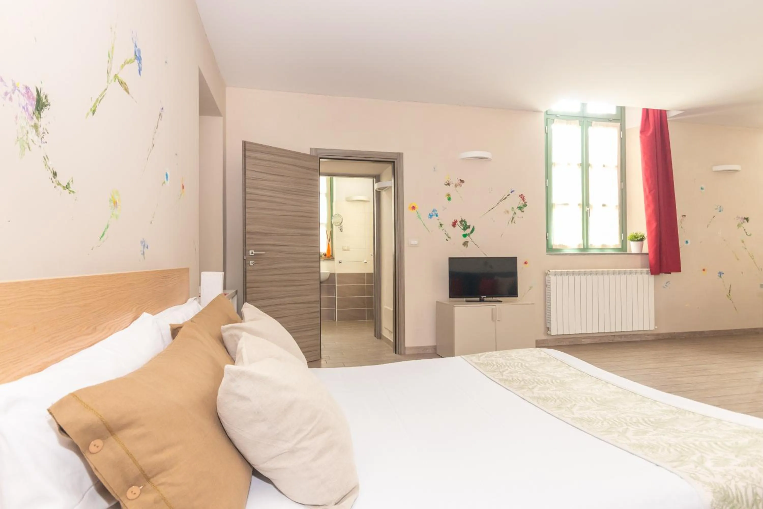 Bedroom, Bed in Housing Giulia