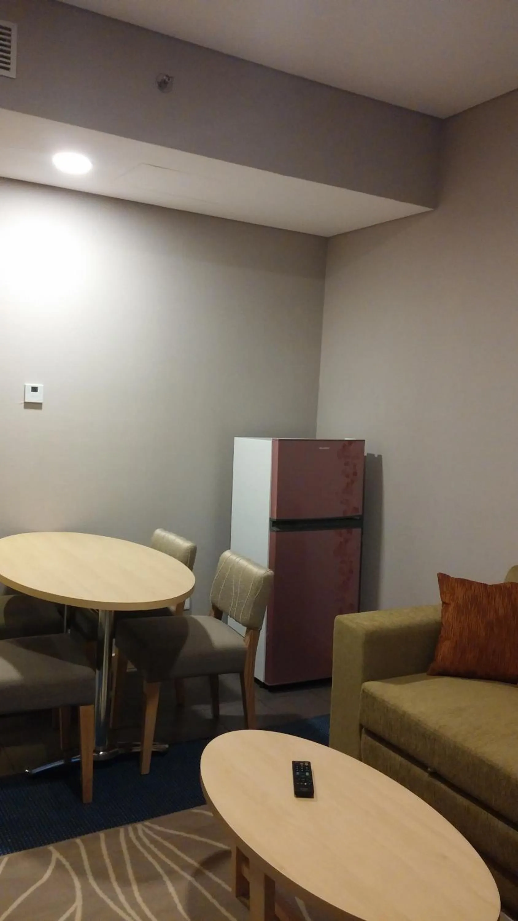 Dining area in GTV Hotel