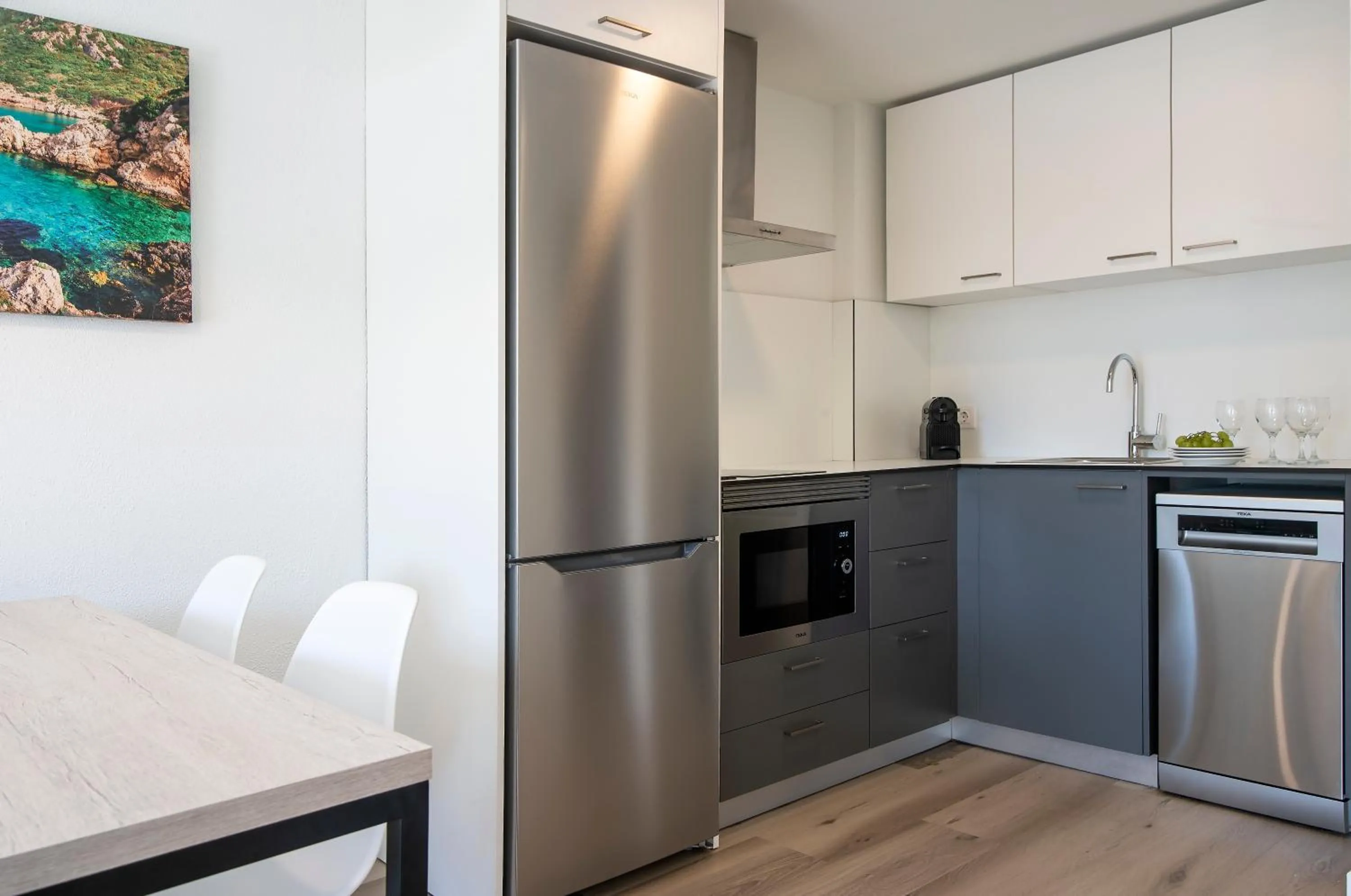 Kitchen or kitchenette in Pierre & Vacances Estartit Playa