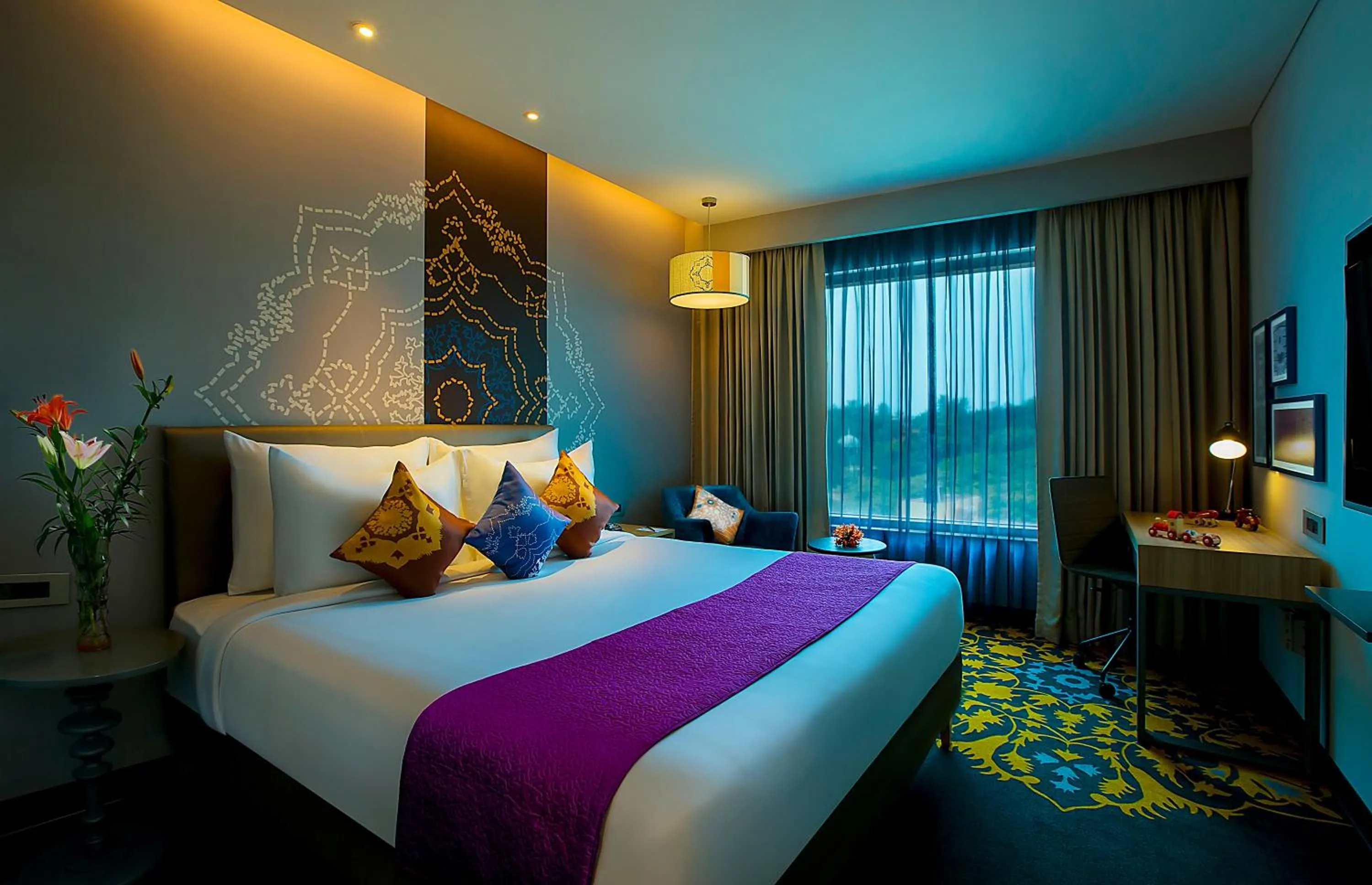 Bed in Grand Mercure Mysore - An Accor Brand