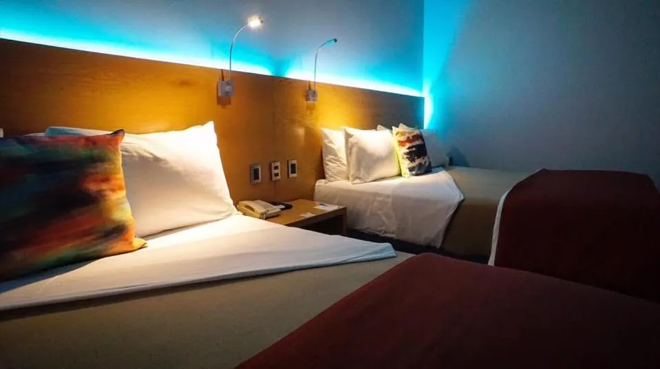 Bed in Hit Hoteles Aeropuerto Puebla