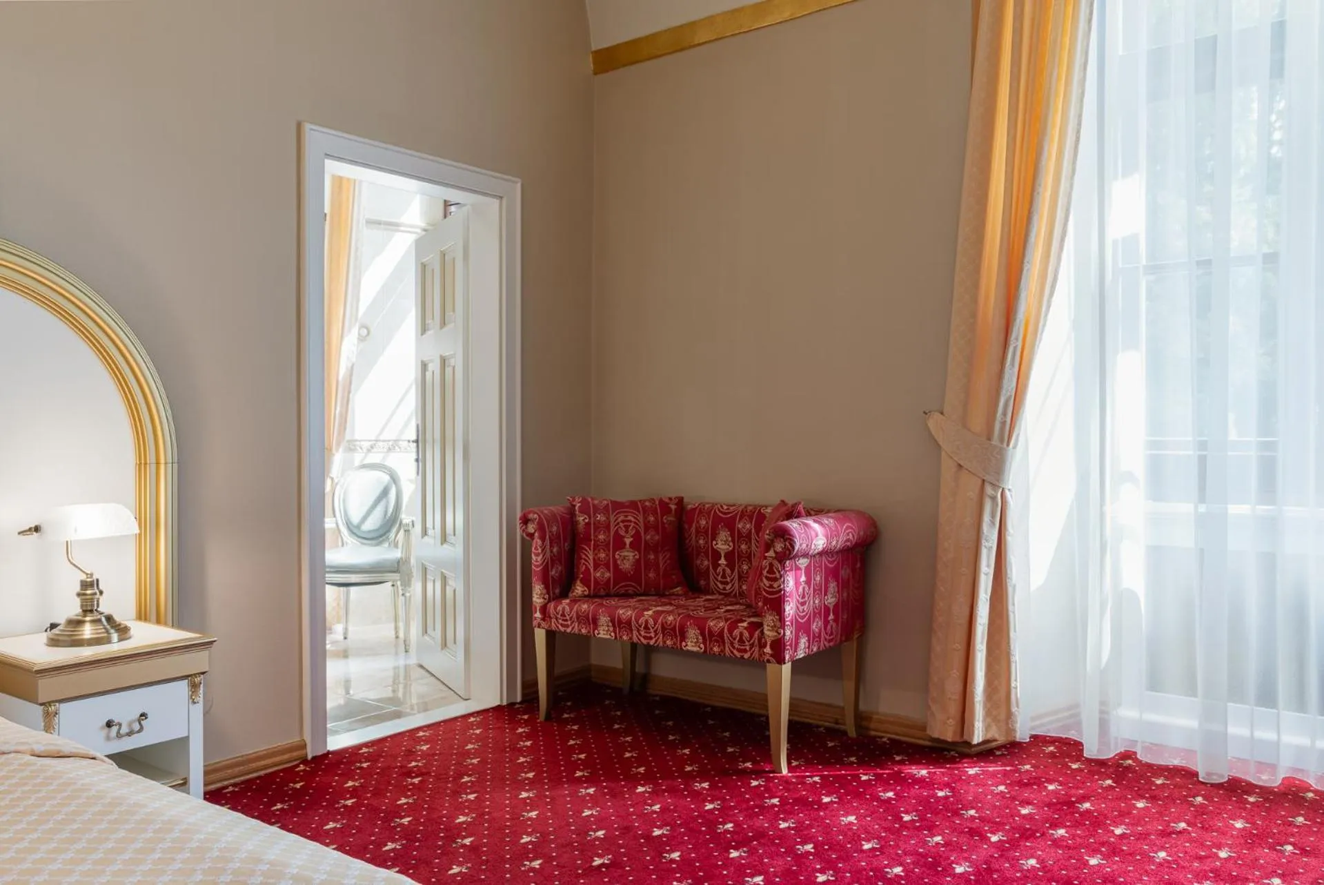 Bed in Hotel Gino Park Palace - Kaštieľ Orlové