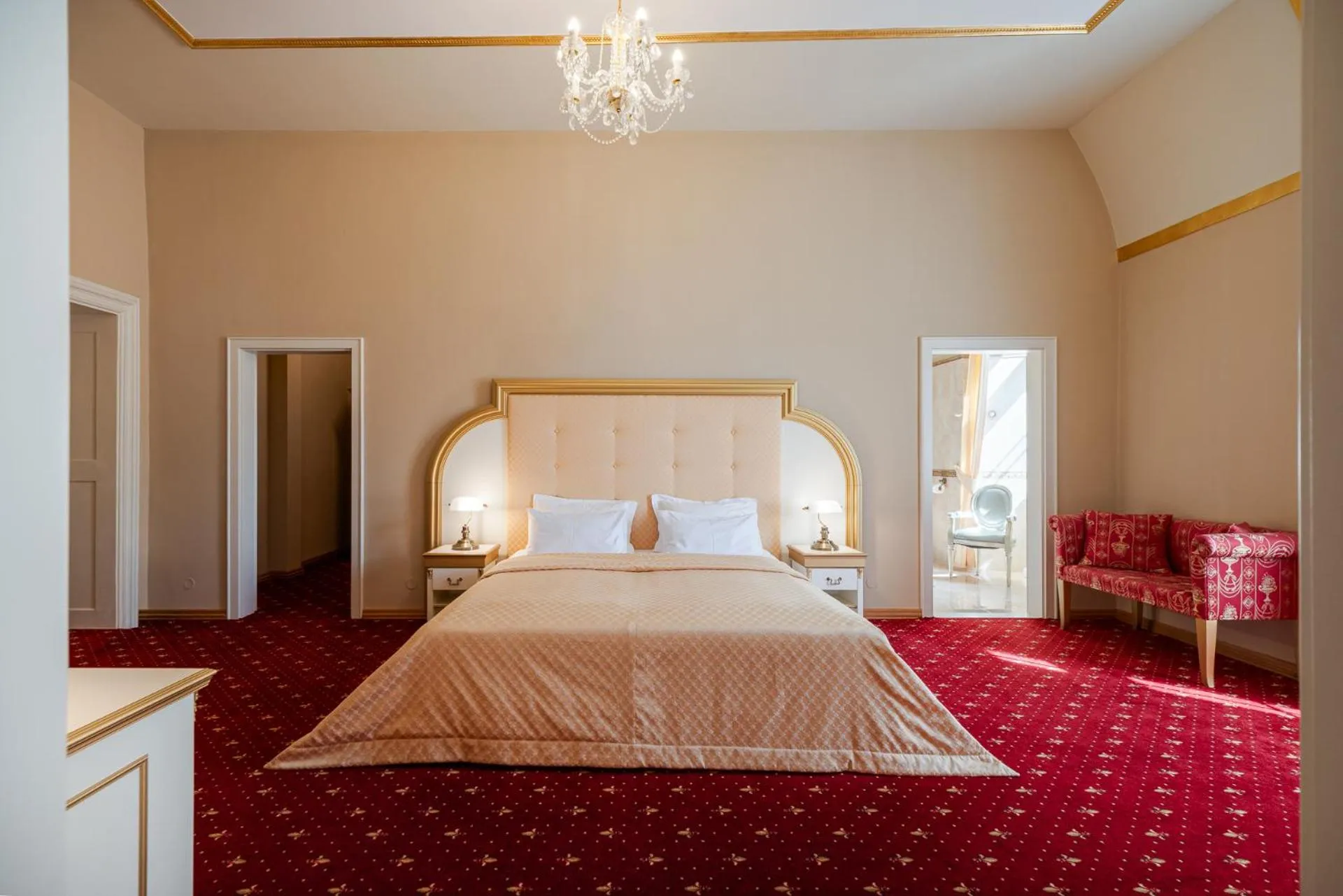 Bed in Hotel Gino Park Palace - Kaštieľ Orlové