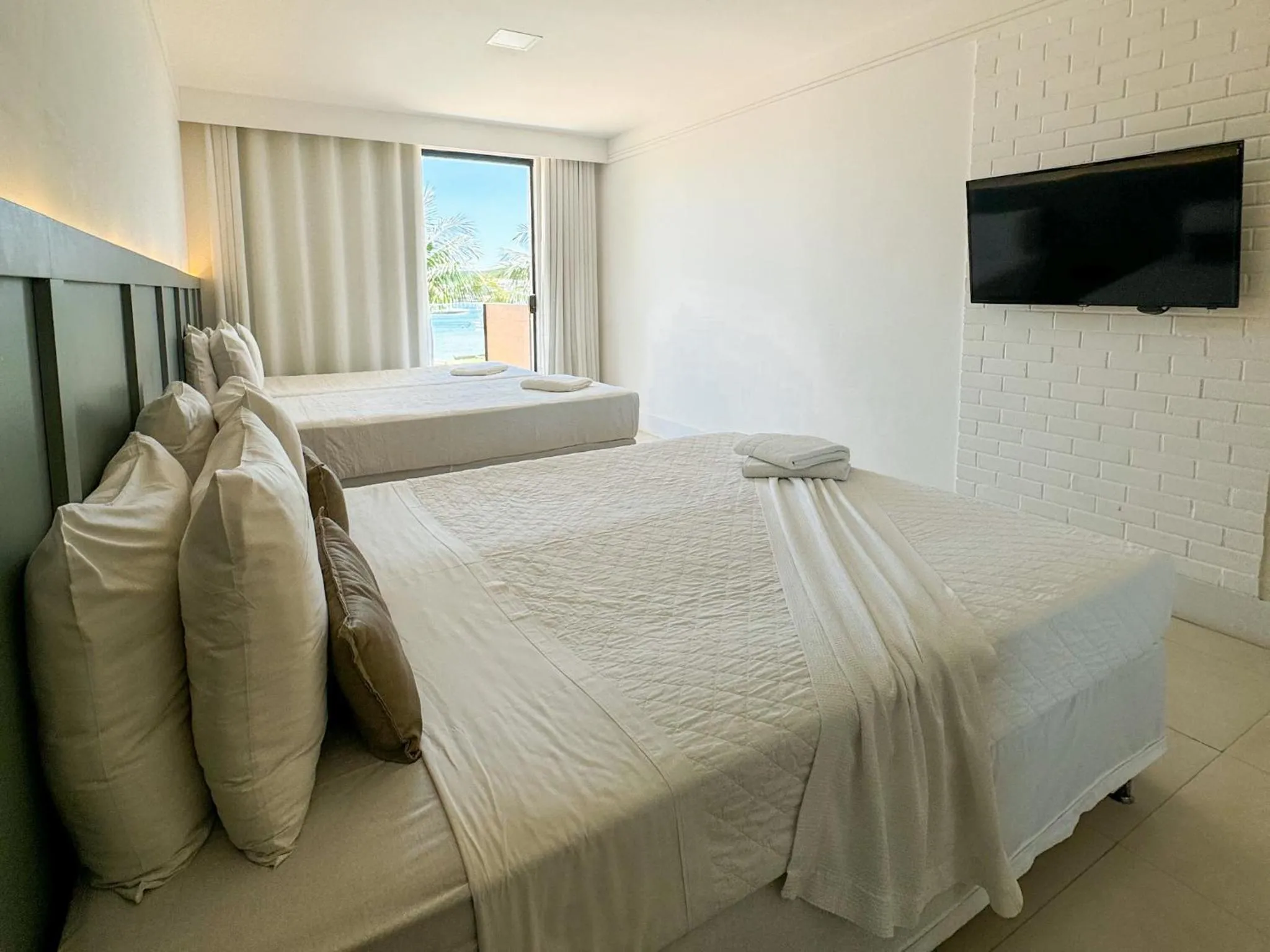 Bedroom, Bed in Hotel Premium Recanto da Passagem