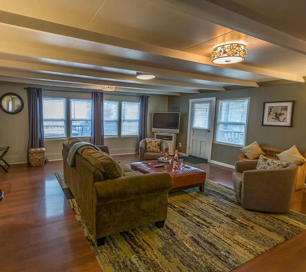 Living room in Cottages at Little River Cove